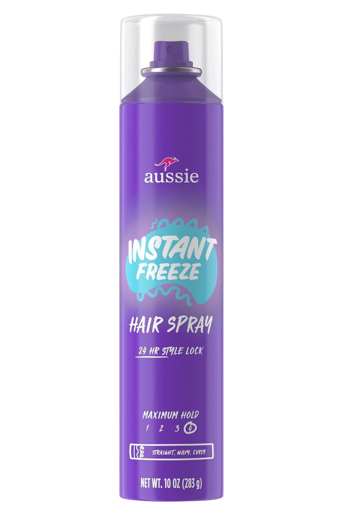 Aussie Instant Freeze Güçlü Tutuş Saç Spreyi No:4 283GR