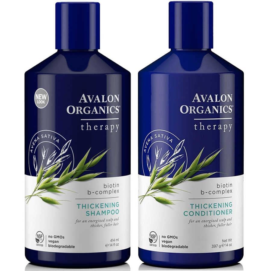 Avalon Organics Biotin B Kompleks Şampuan + Saç Kremi 2li Paket