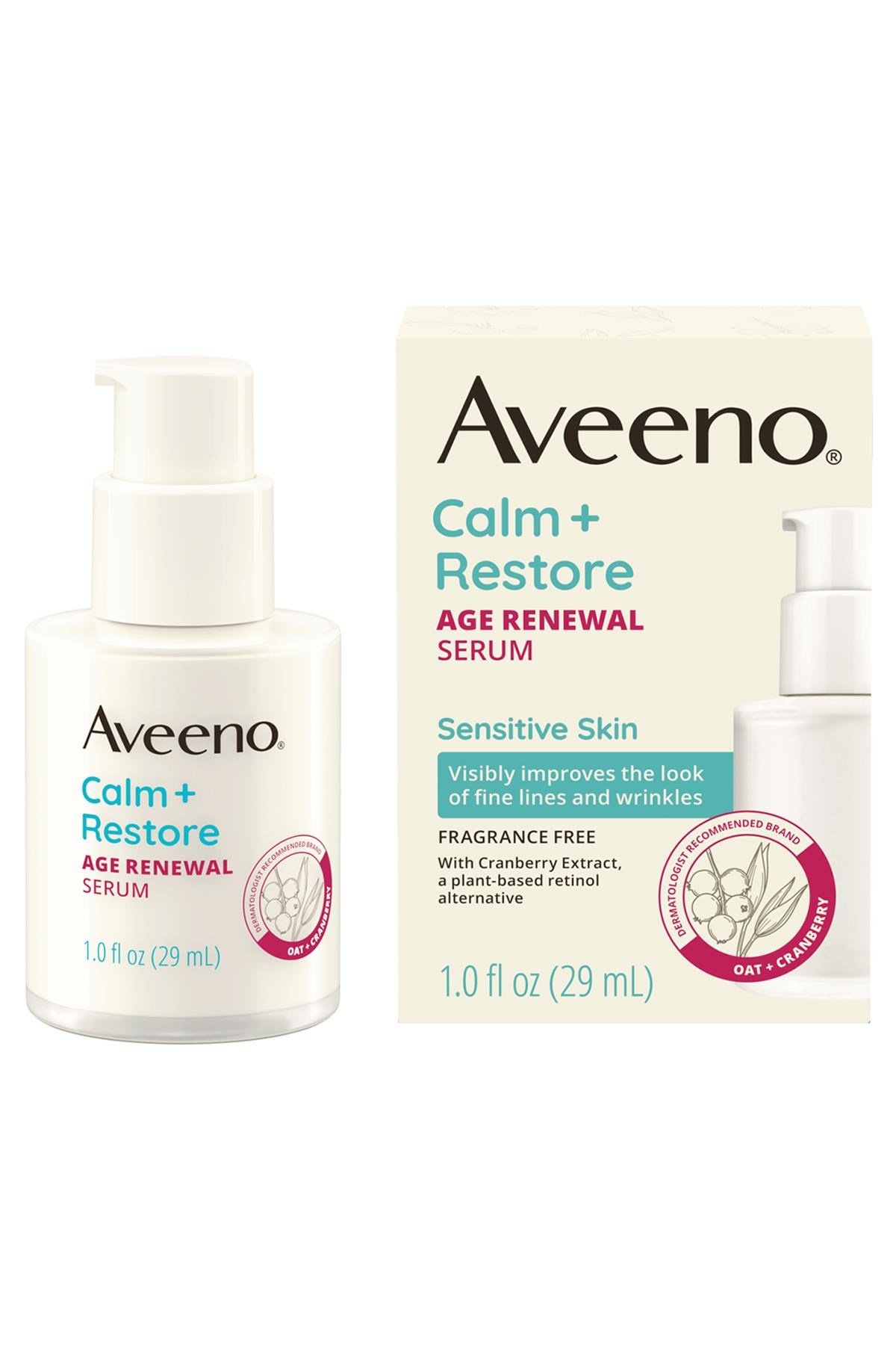 Aveeno Calm + Restore Age Renewal Yüz Serumu 29ML
