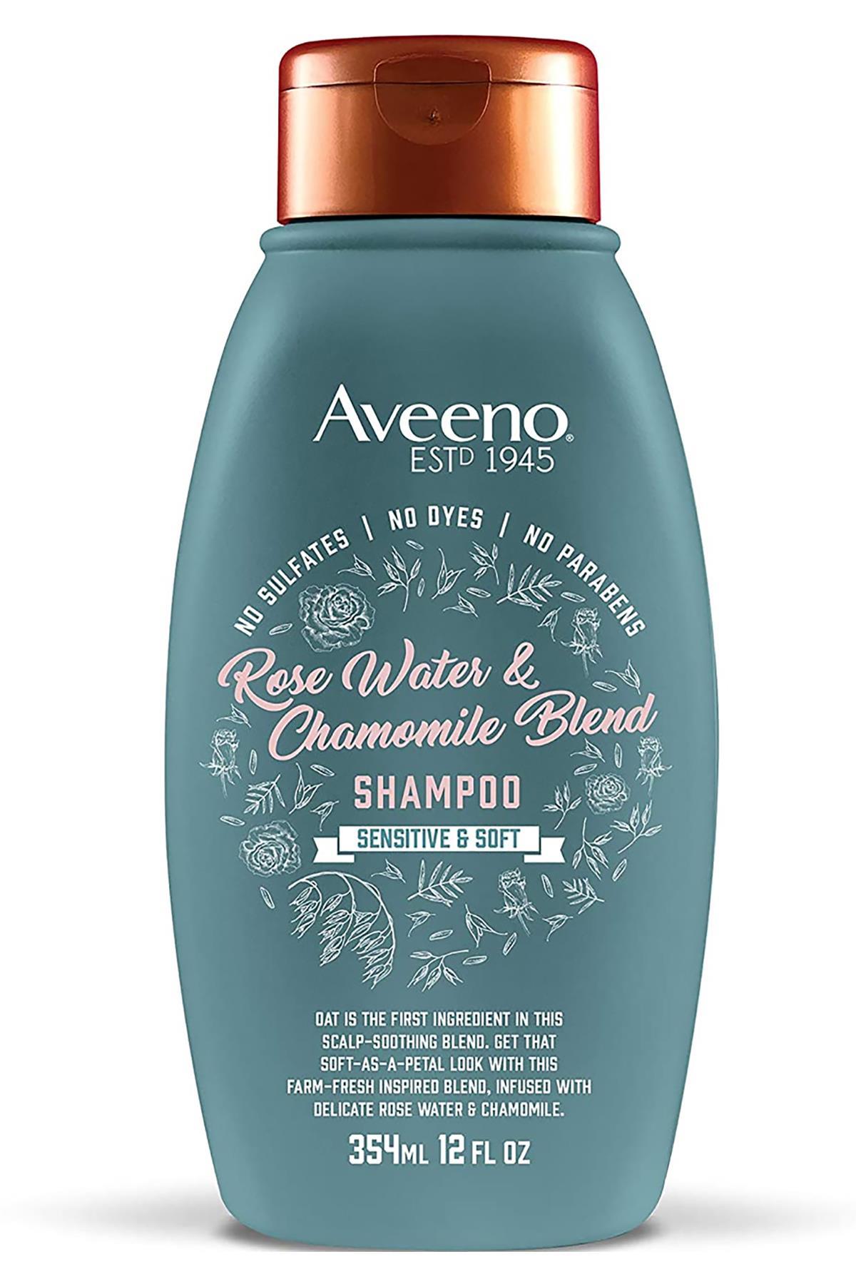 Aveeno Rose Water & Chamomile Blend Şampuan 354ML