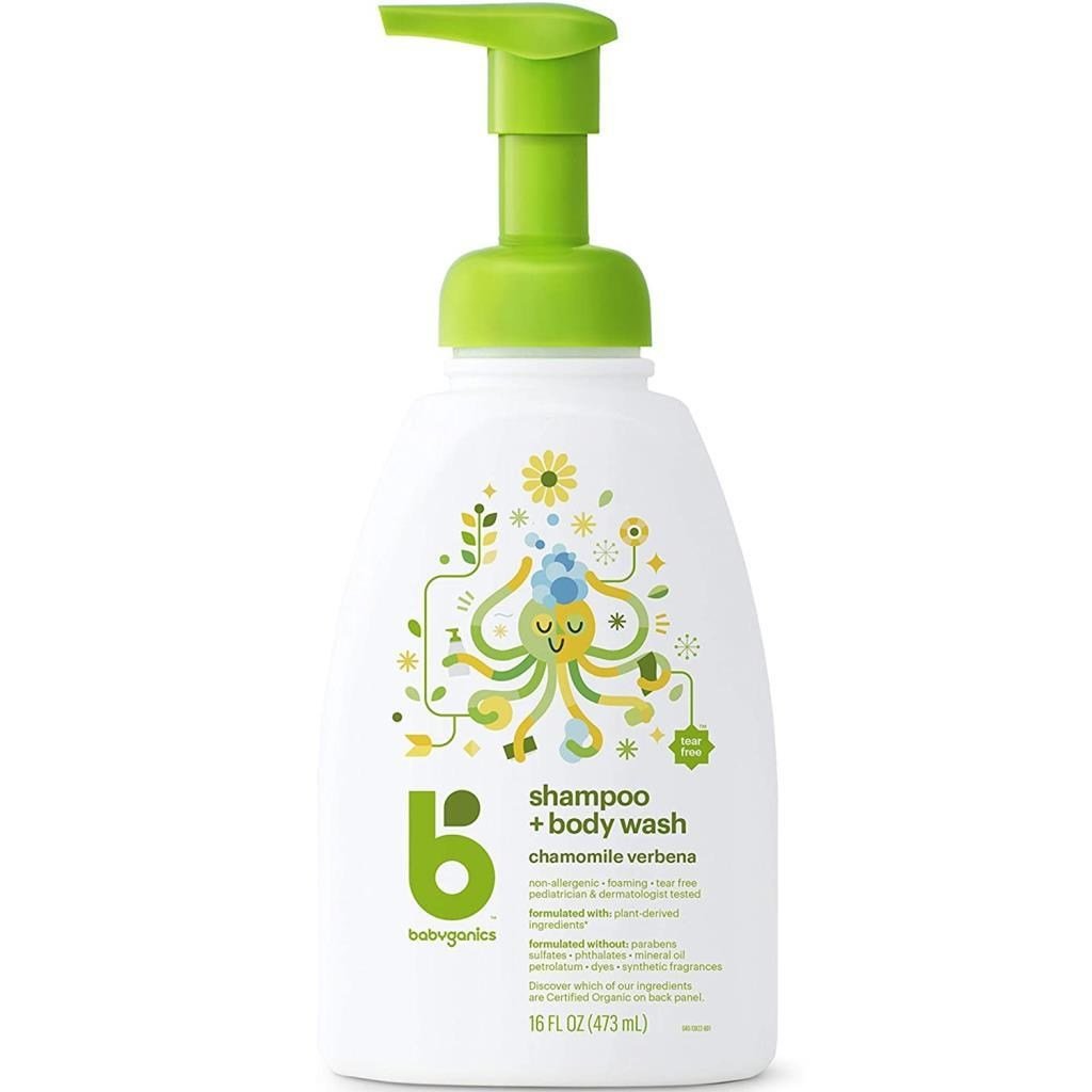 Babyganics Papatya ve Mine Çiçeği Kokulu Bebek Şampuanı 473ML