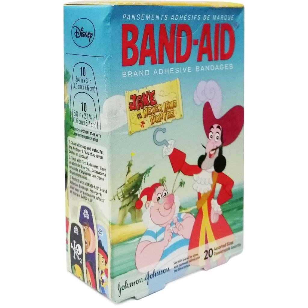 Band Aid Jake Never Land Pirates Yara Bandı 20 Adet Karışık Ölçü