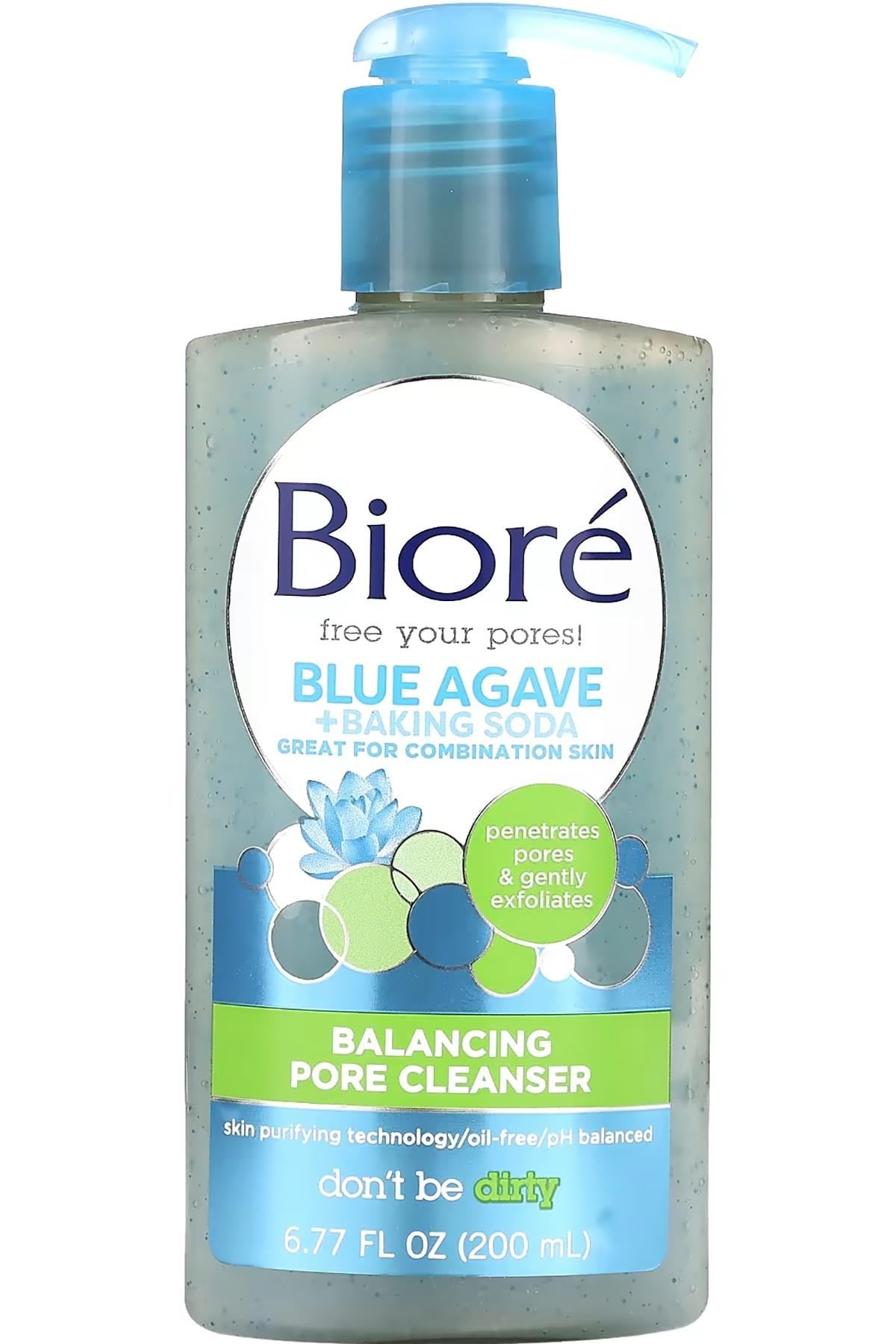 Biore Blue Agave + Baking Soda Yağsız Gözenek Temizleyici 200ML