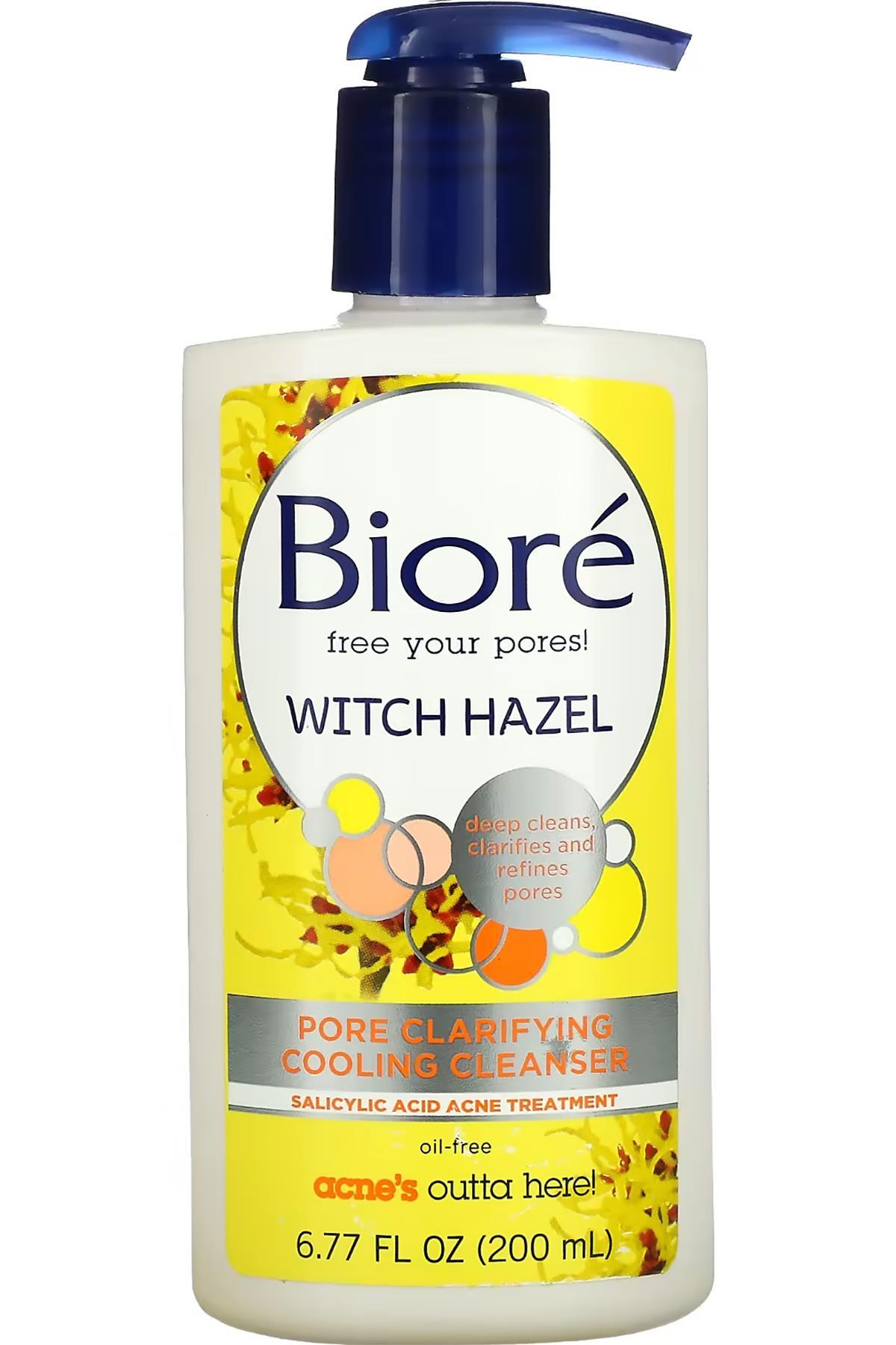 Biore Witch Hazel Akne Karşıtı Yağsız Yüz Temizleme Jeli 200ML