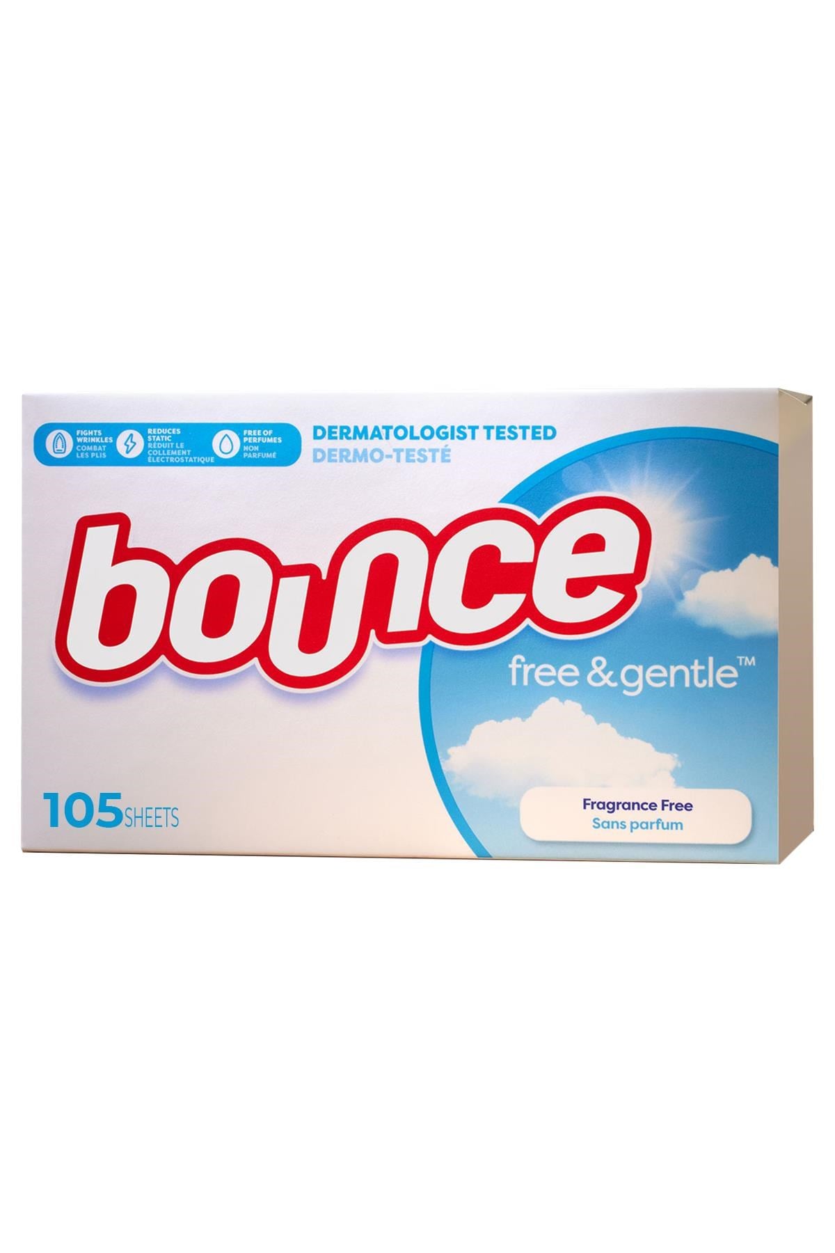 Bounce Free & Gentle Kurutma Makinesi Mendili 105 Adet