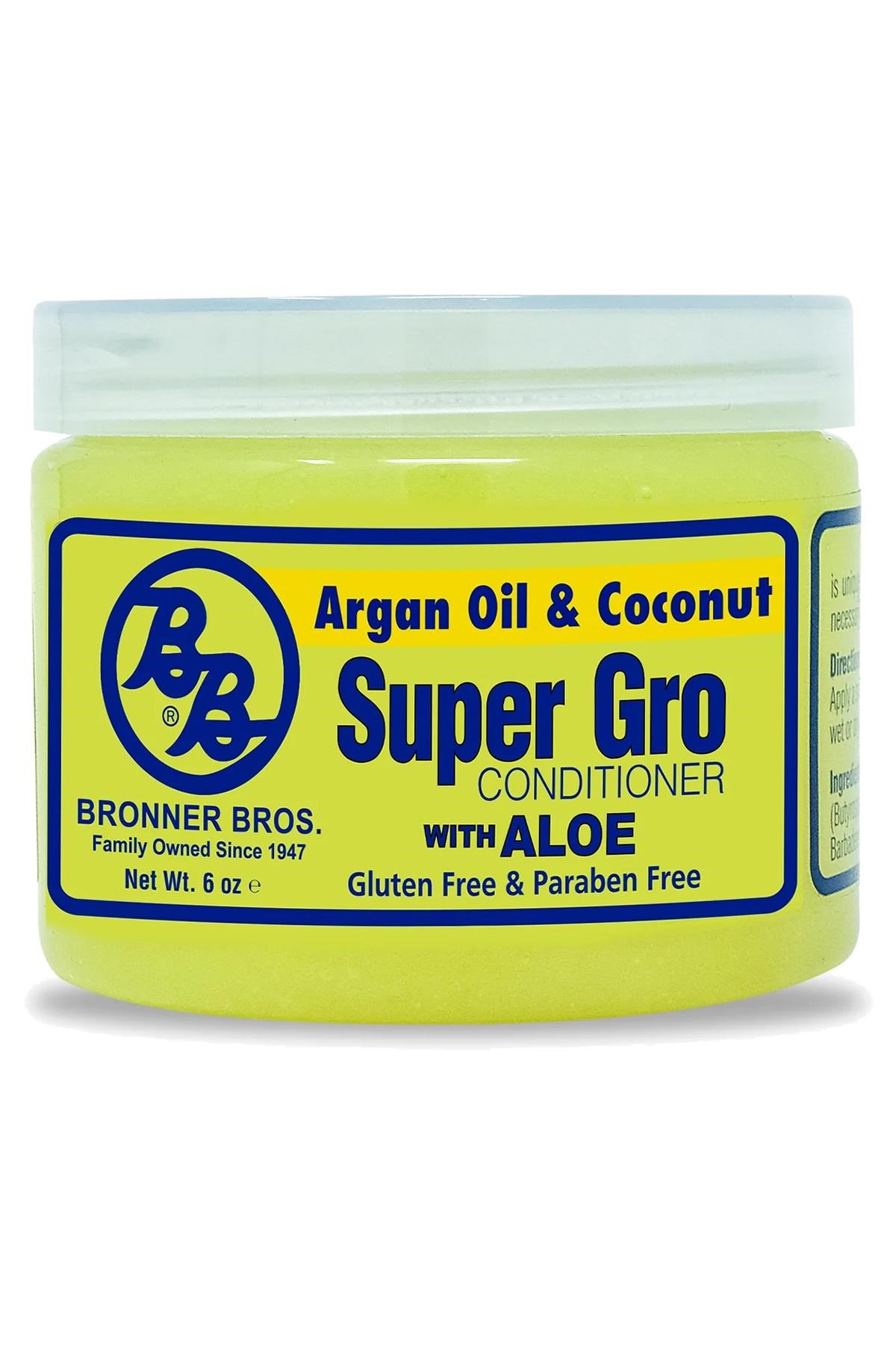 Bronner Bros Super Gro Argan Oil & Coconut Saç ve Saç Derisi Bakım Kremi 170GR
