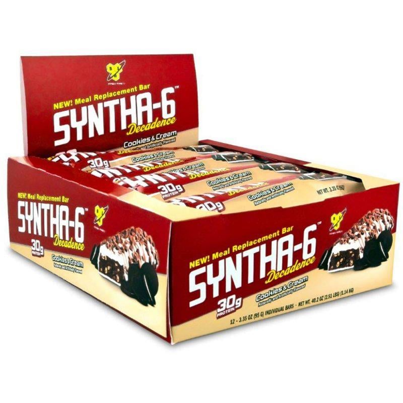 BSN Syntha-6 Decadence Bar Cookies & Cream 12x95GR