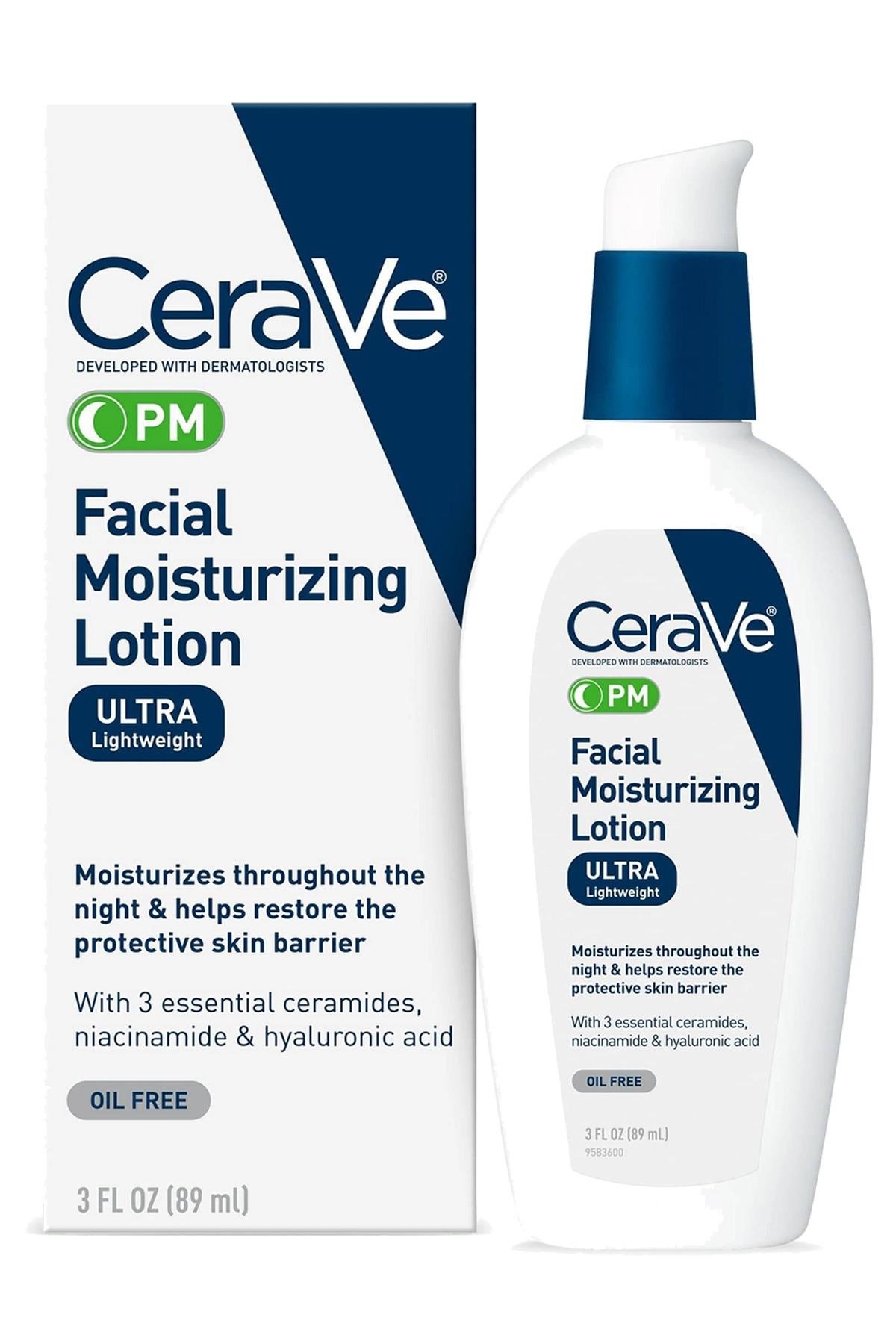 CeraVe Yüz Nemlendirici Gece Losyonu 89ML