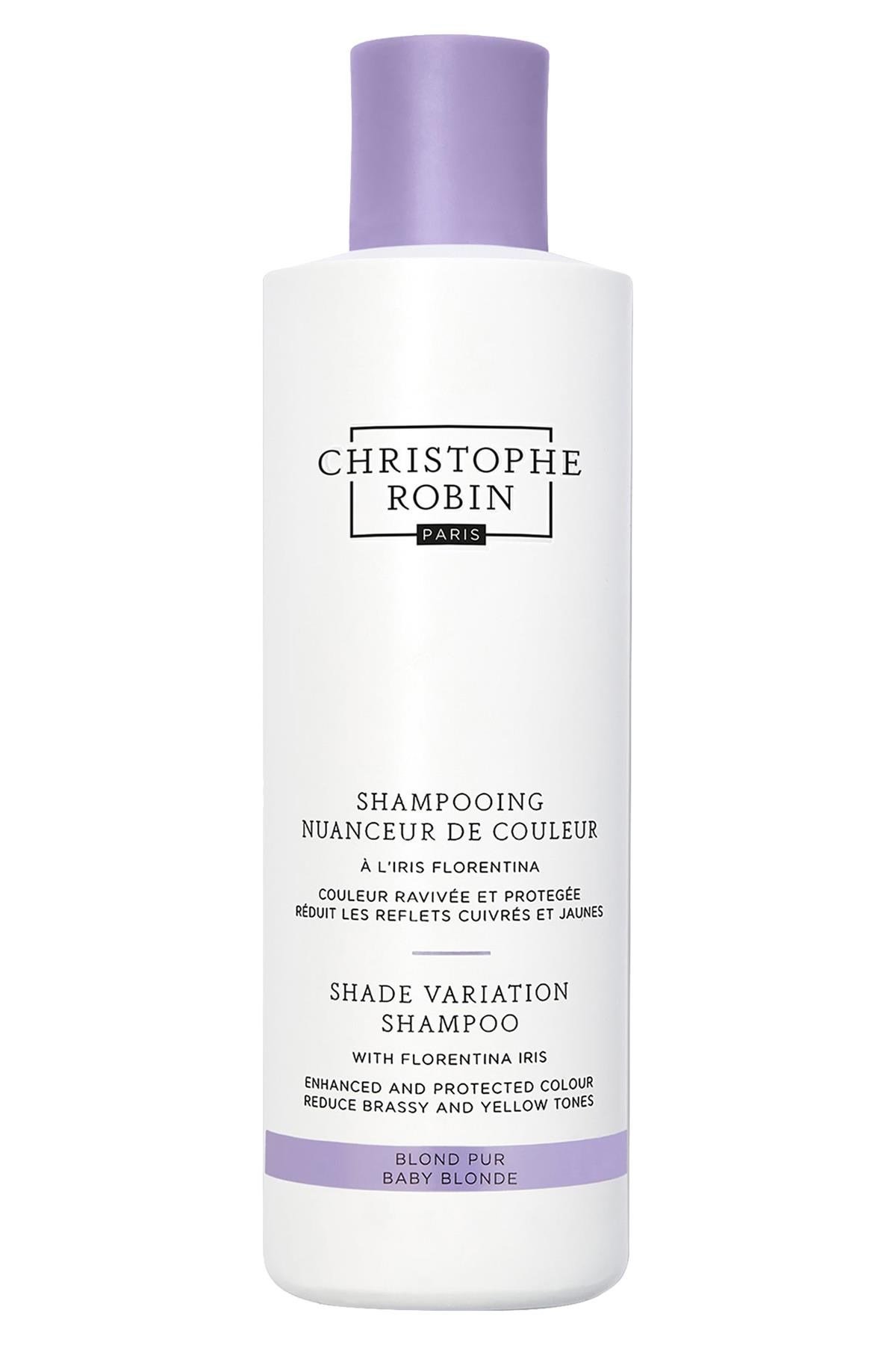 Christophe Robin Shade Variation Baby Blonde Turunculaşma Karşıtı Mor Şampuan 250ML