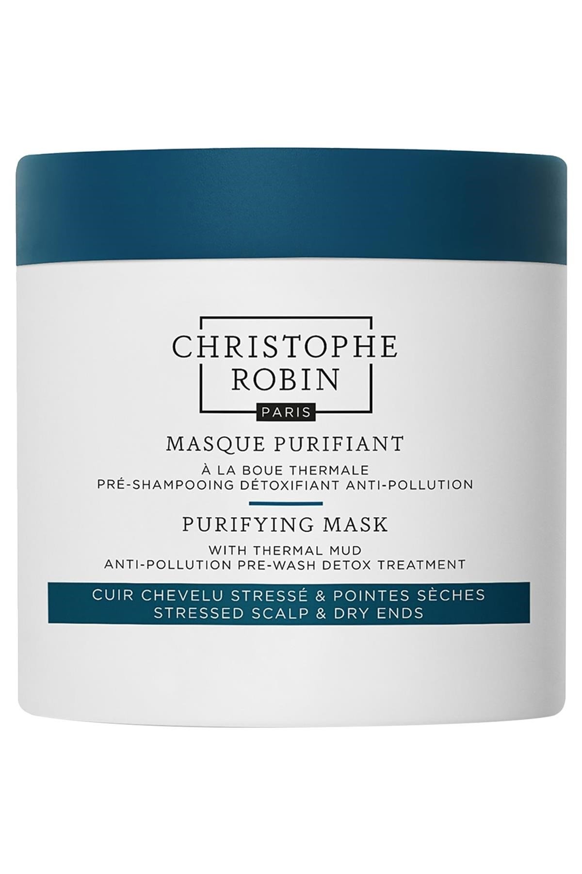 Christophe Robin Termal Çamurlu Arındırıcı Saç Derisi Maskesi 250ML
