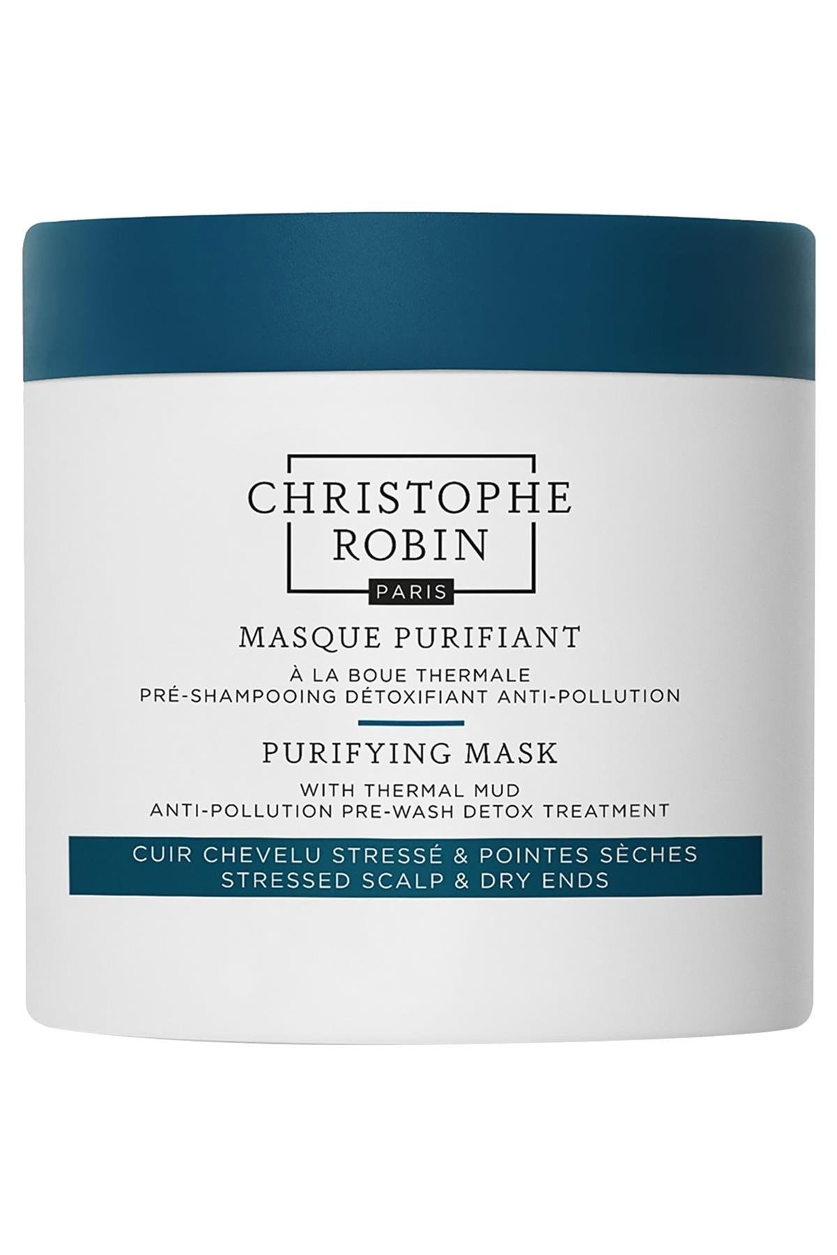 Christophe Robin Termal Çamurlu Arındırıcı Saç Derisi Maskesi 250ML