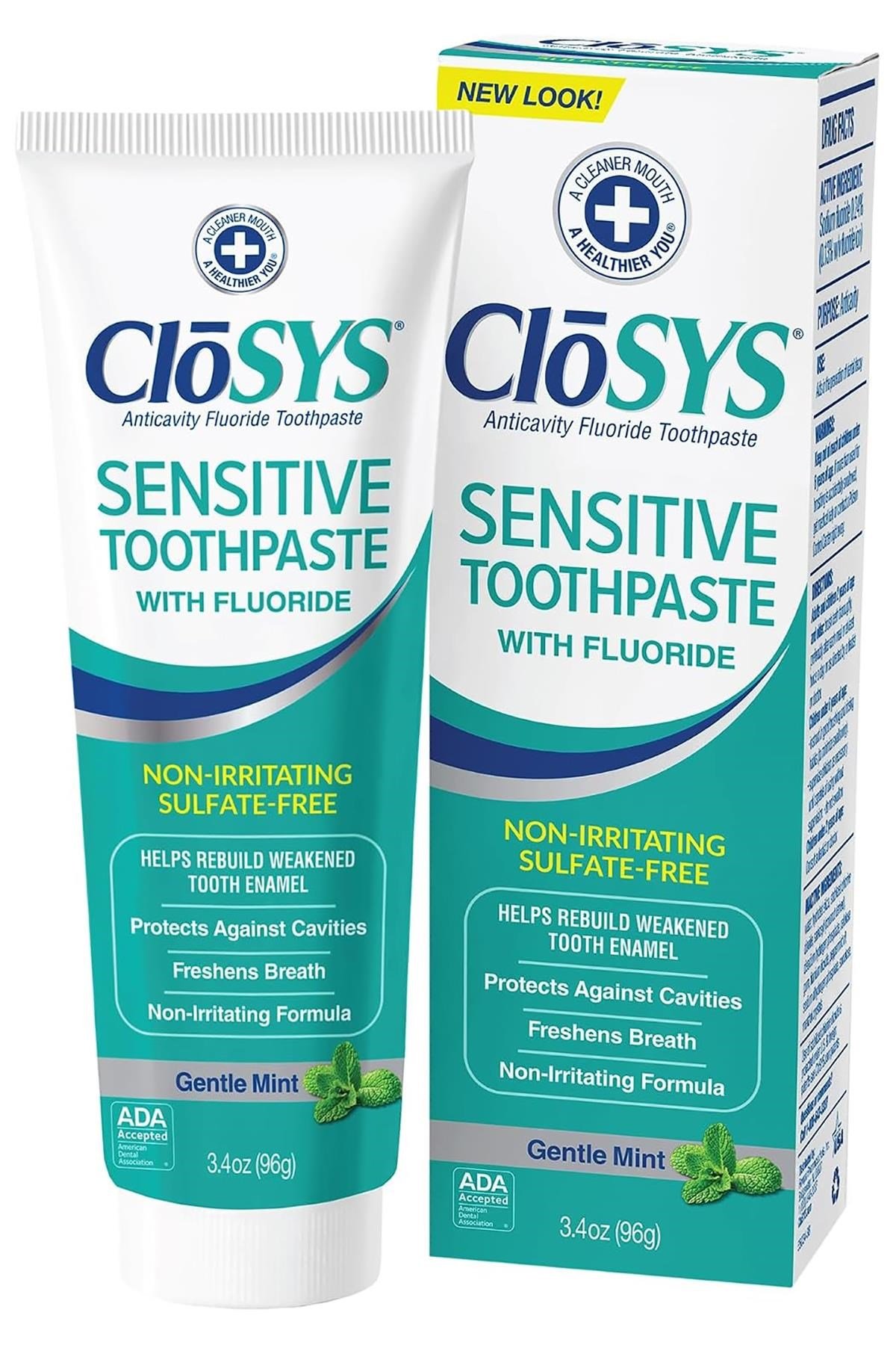 CloSYS Sensitive Hassasiyet Karşıtı Florürlü Diş Macunu 96GR