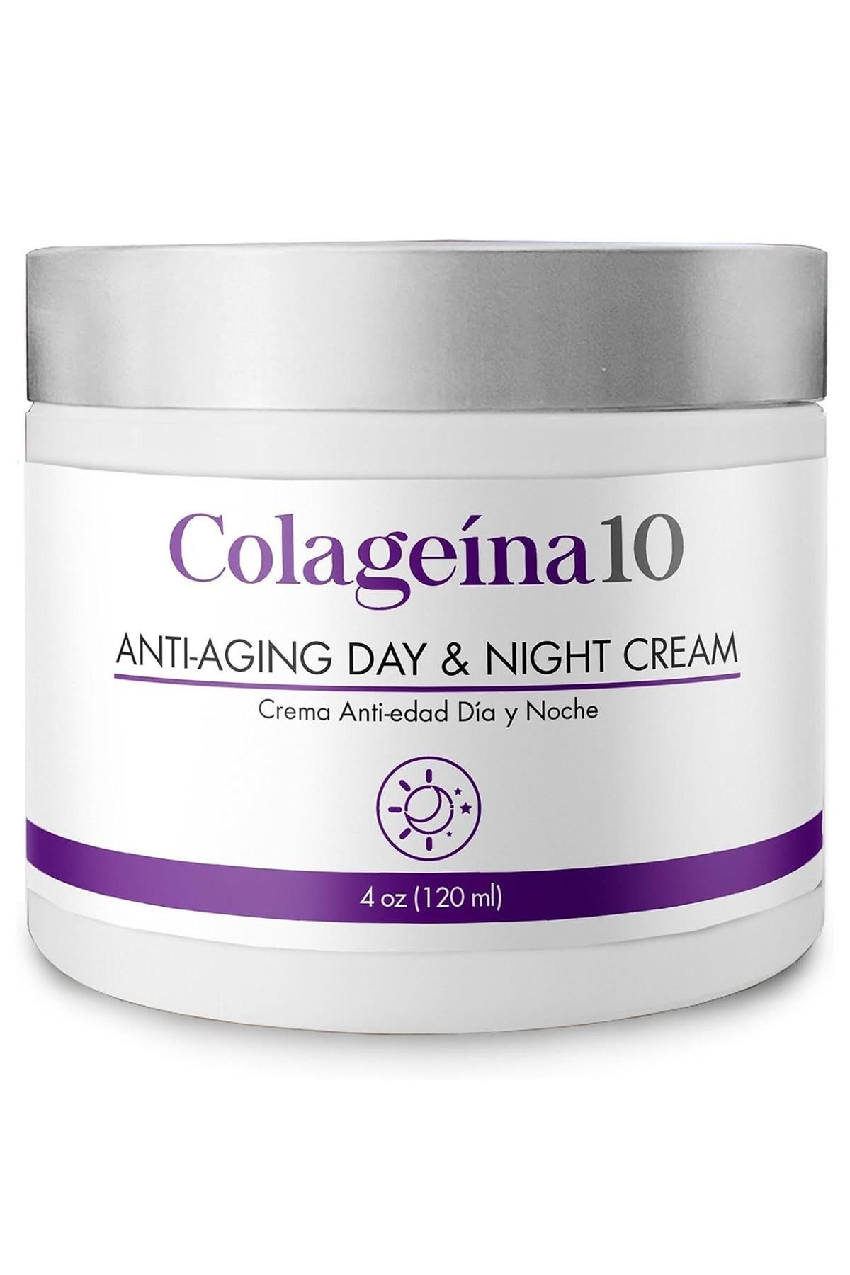Colageina 10 Yaşlanma Karşıtı Nemlendirici Gündüz ve Gece Yüz Kremi 120ML