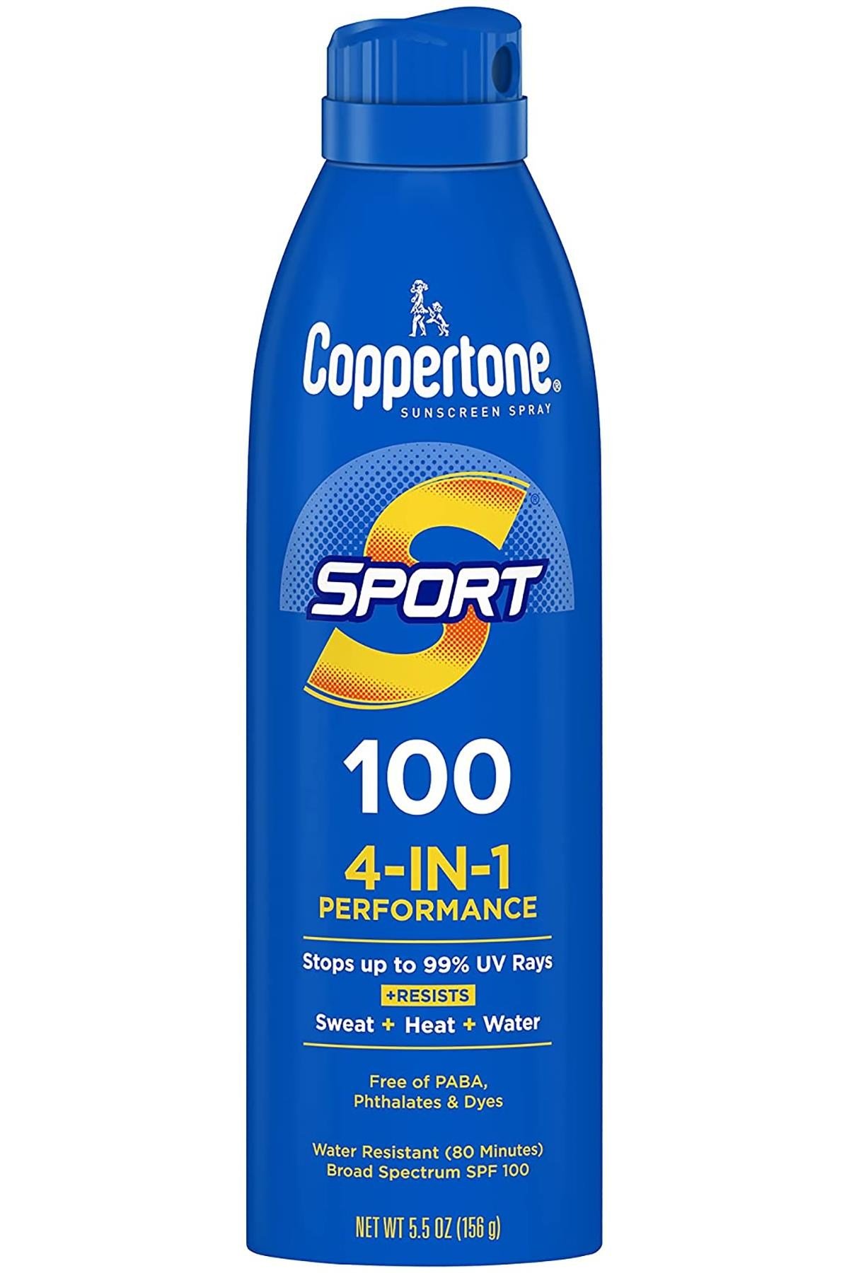 Coppertone Sport SPF100 4in1 Güneş Koruyucu Sprey 156GR