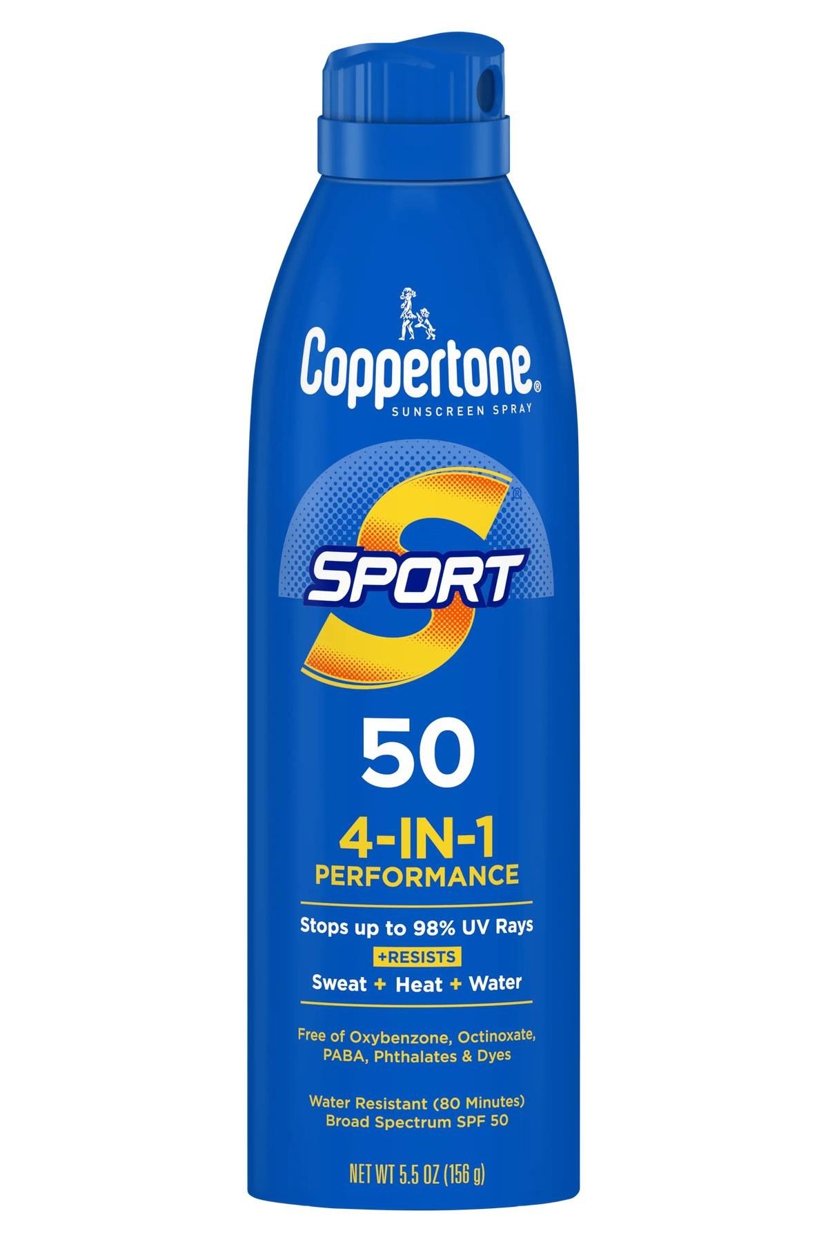 Coppertone Sport SPF50 4in1 Güneş Koruyucu Sprey 156GR