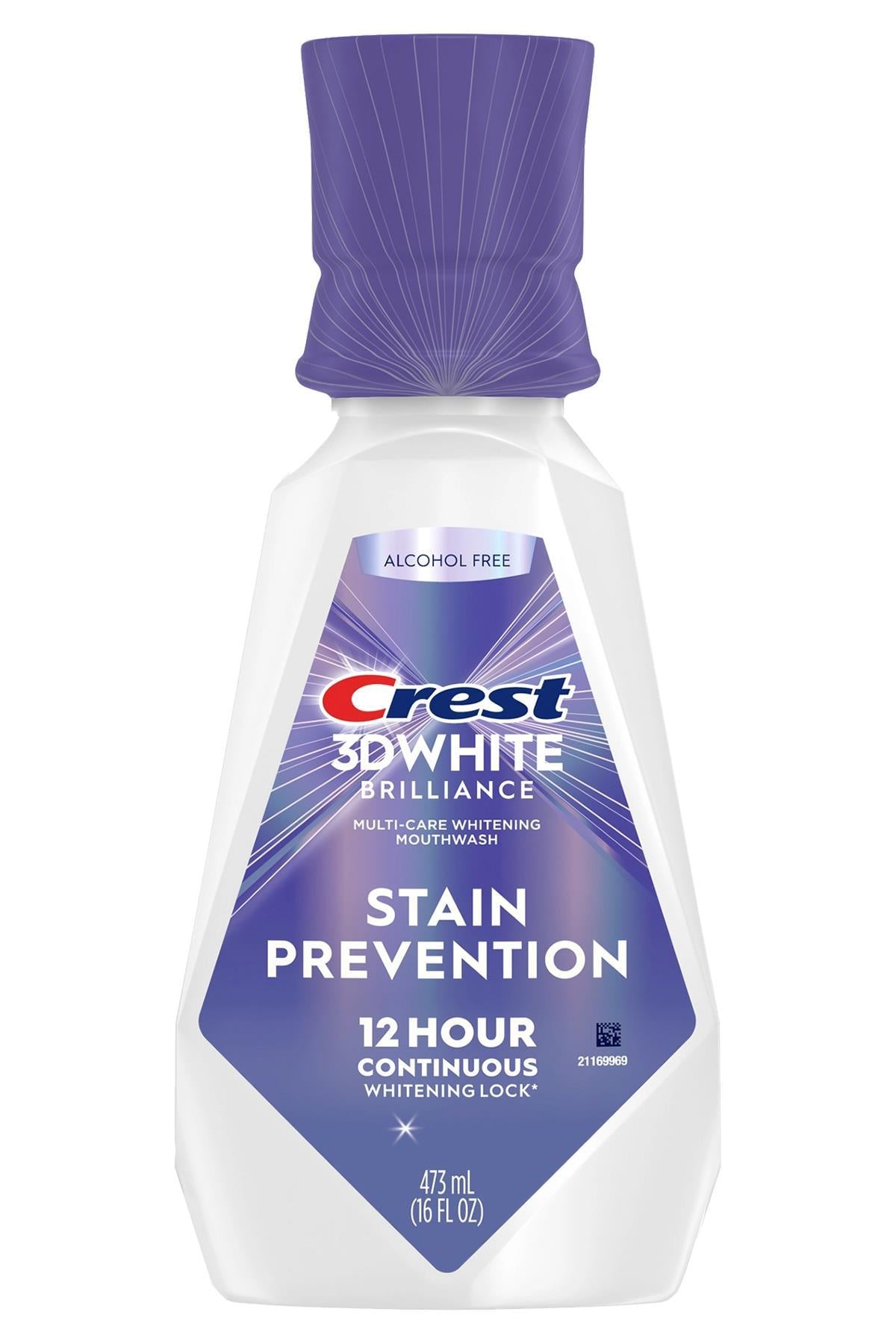 Crest 3DWhite Brilliance Stain Prevention Alkolsüz Ağız Bakım Suyu 473ML