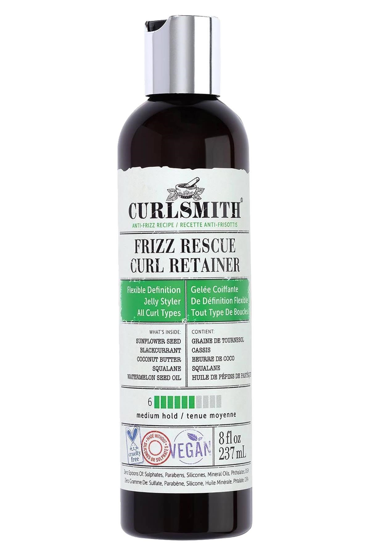 Curlsmith Elektriklenme Karşıtı Esnek Tutuş Saç Jölesi 237ML