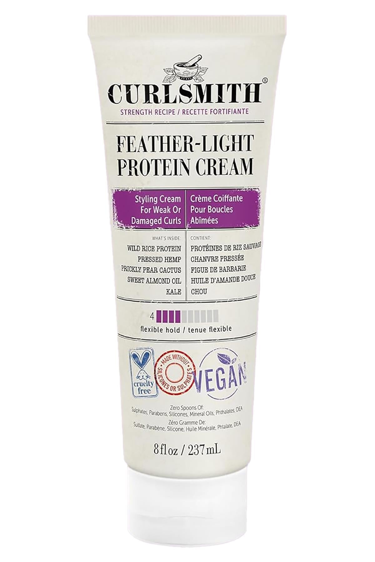 Curlsmith Feather-Light Proteinli Şekillendirici Saç Kremi 237ML