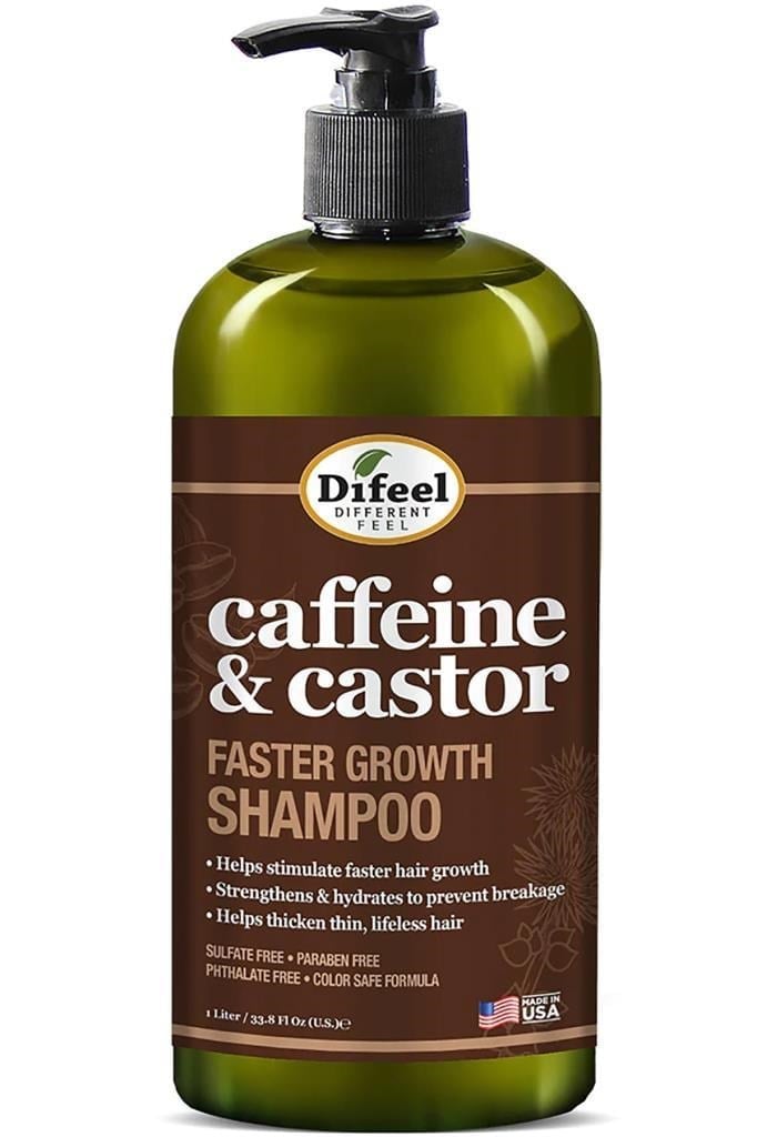 Difeel Caffeine & Castor Faster Growth Şampuan 1LT