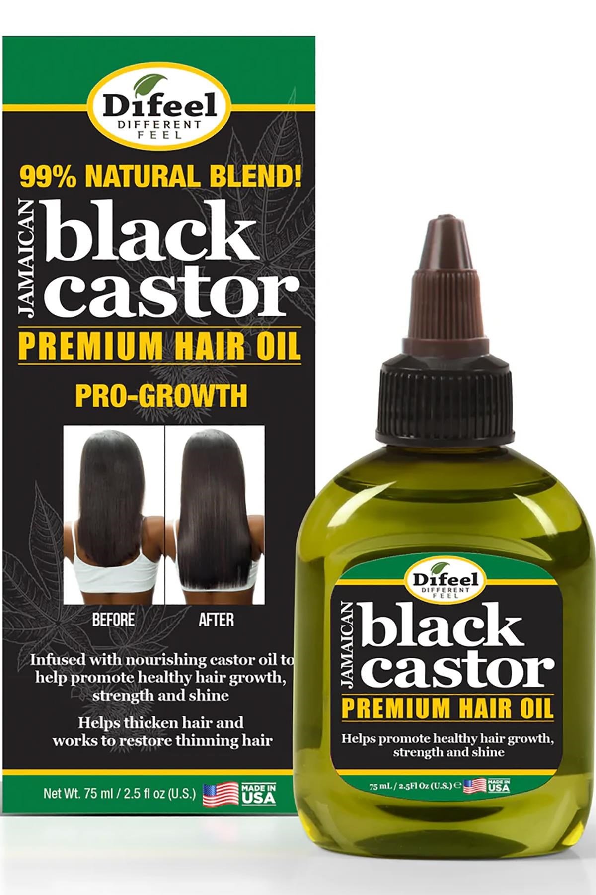Difeel Jamaican Black Castor Yavaş Uzayan Saçlara Özel Saç Bakım Yağı 75ML