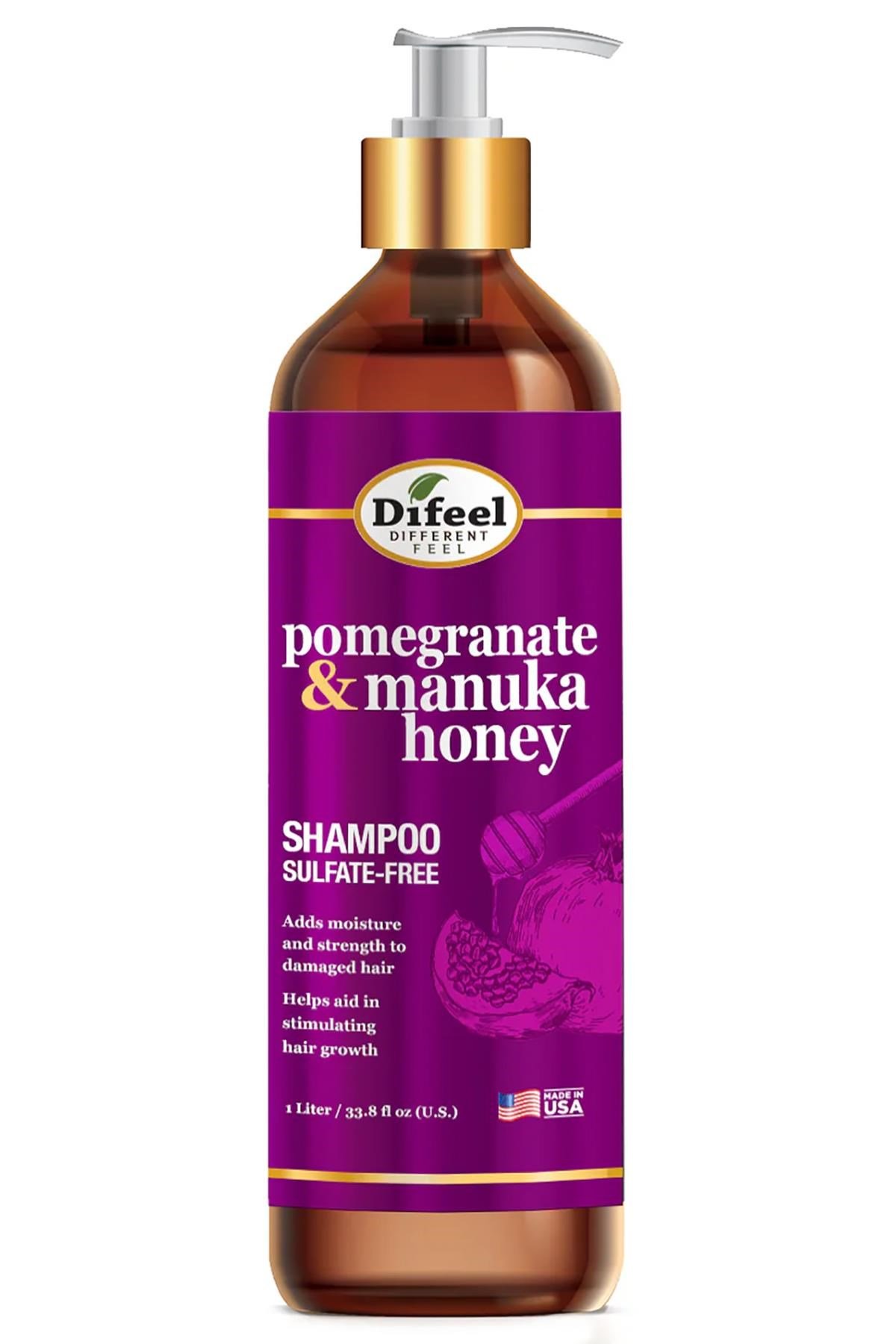 Difeel Pomegranate & Manuka Honey Sülfatsız Şampuan 1LT