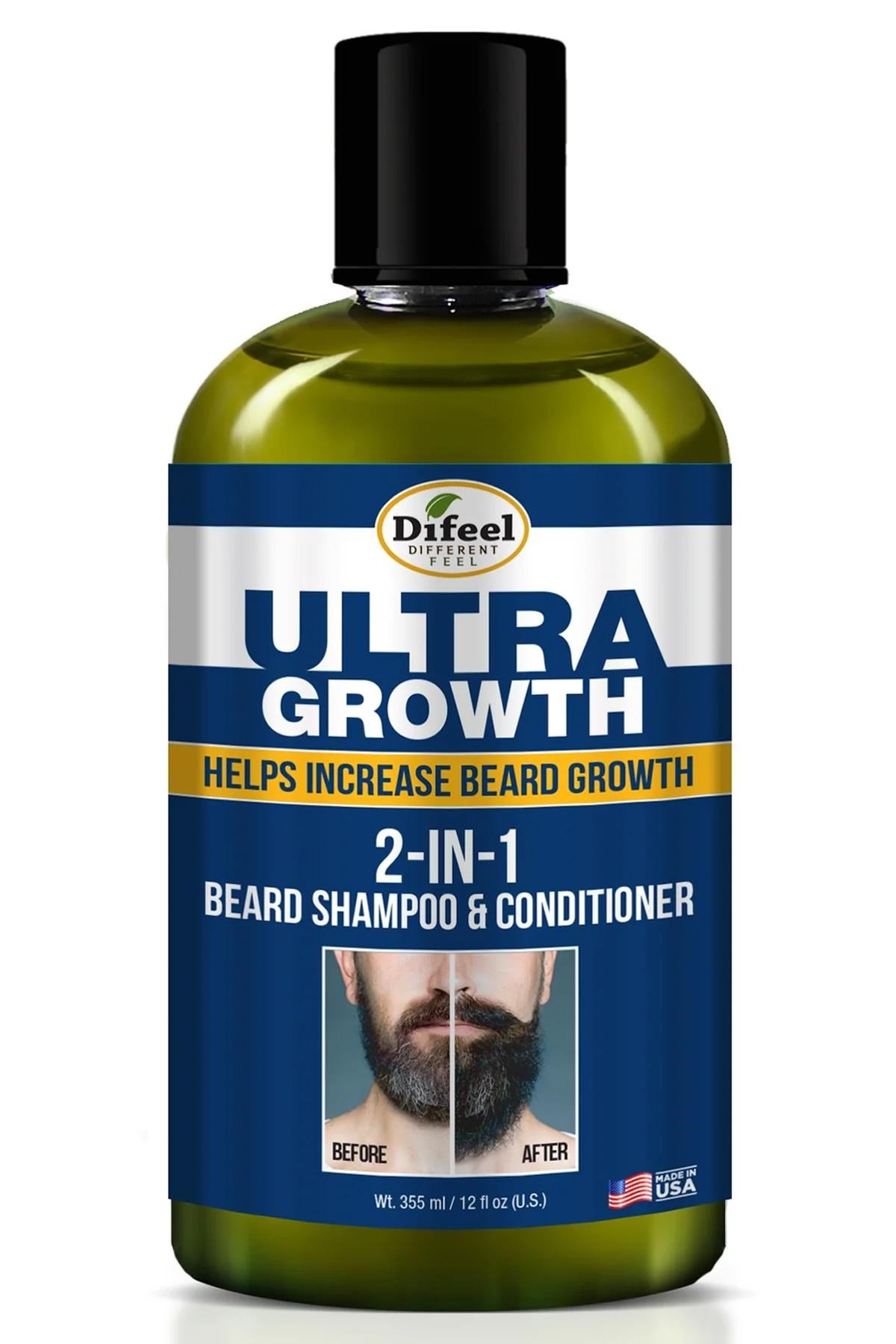 Difeel Ultra Growth 2’si 1 Arada Sakal Şampuanı ve Saç Kremi 355ML