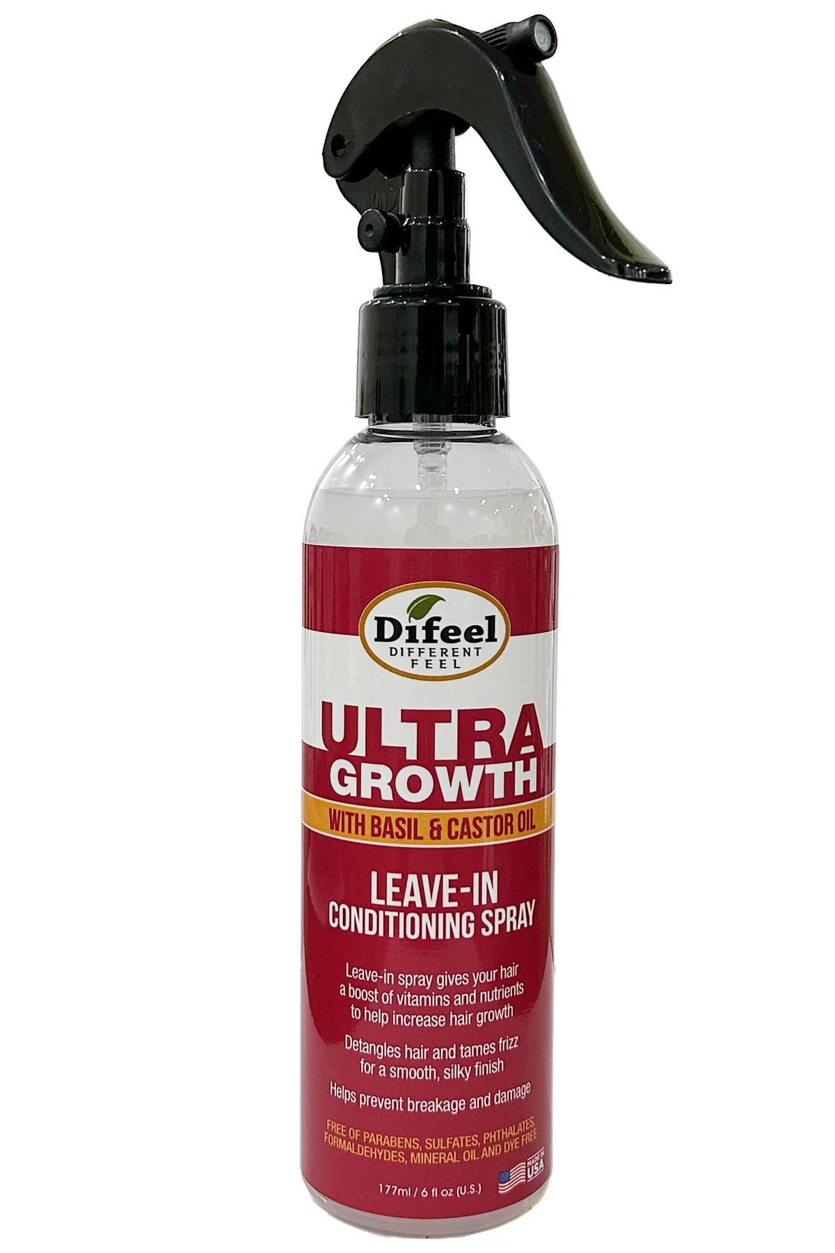 Difeel Ultra Growth Yavaş Uzayan Saçlara Özel Durulanmayan Saç Bakım Spreyi 177ML