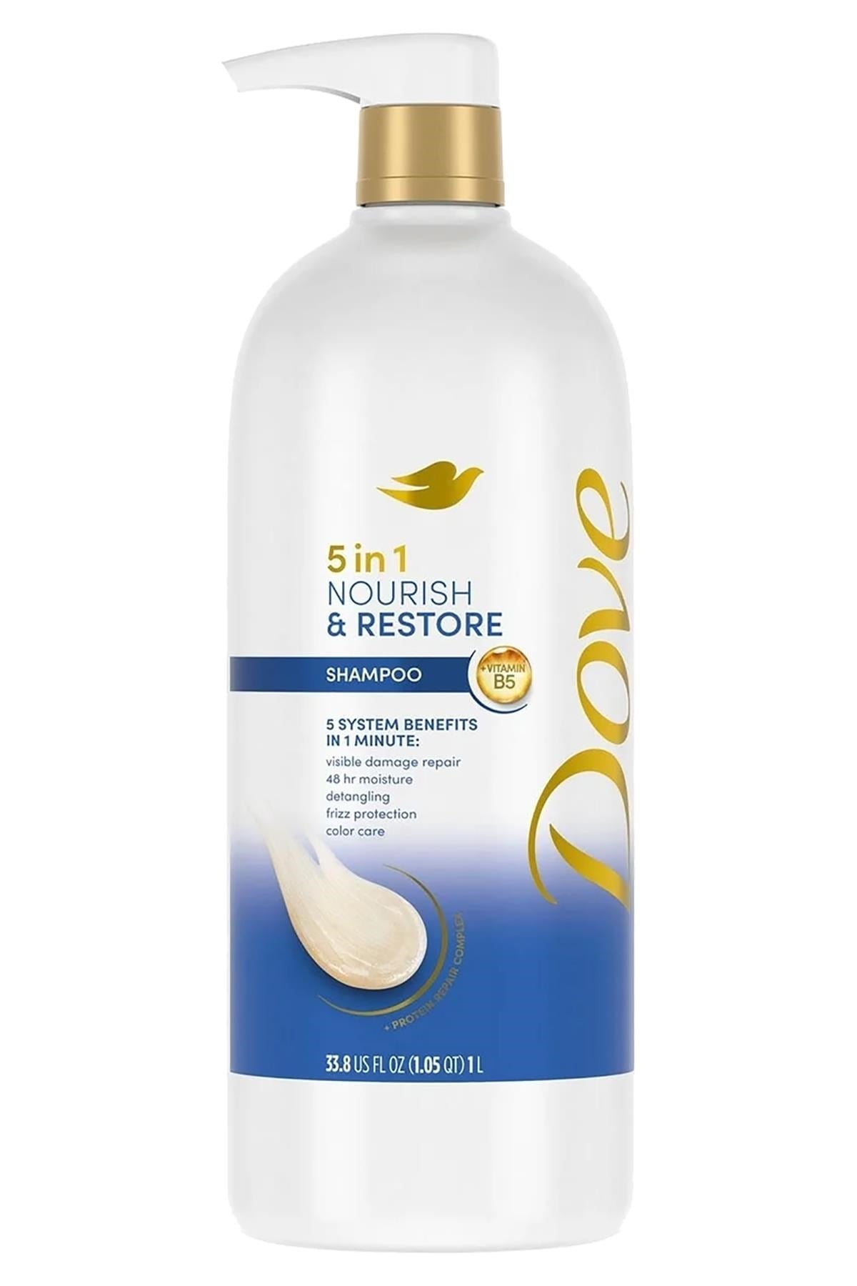 Dove 5’i 1 Arada Besleyici & Onarıcı Şampuan 1LT