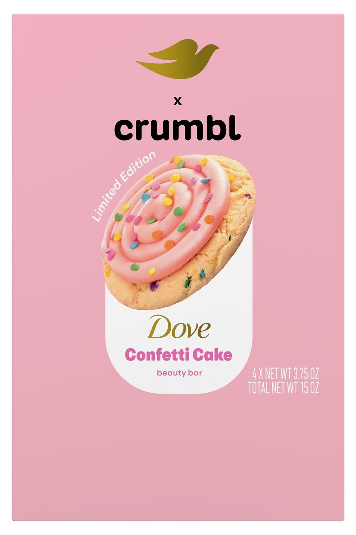 Dove Crumbl Confetti Cake Katı Sabun 4x106GR