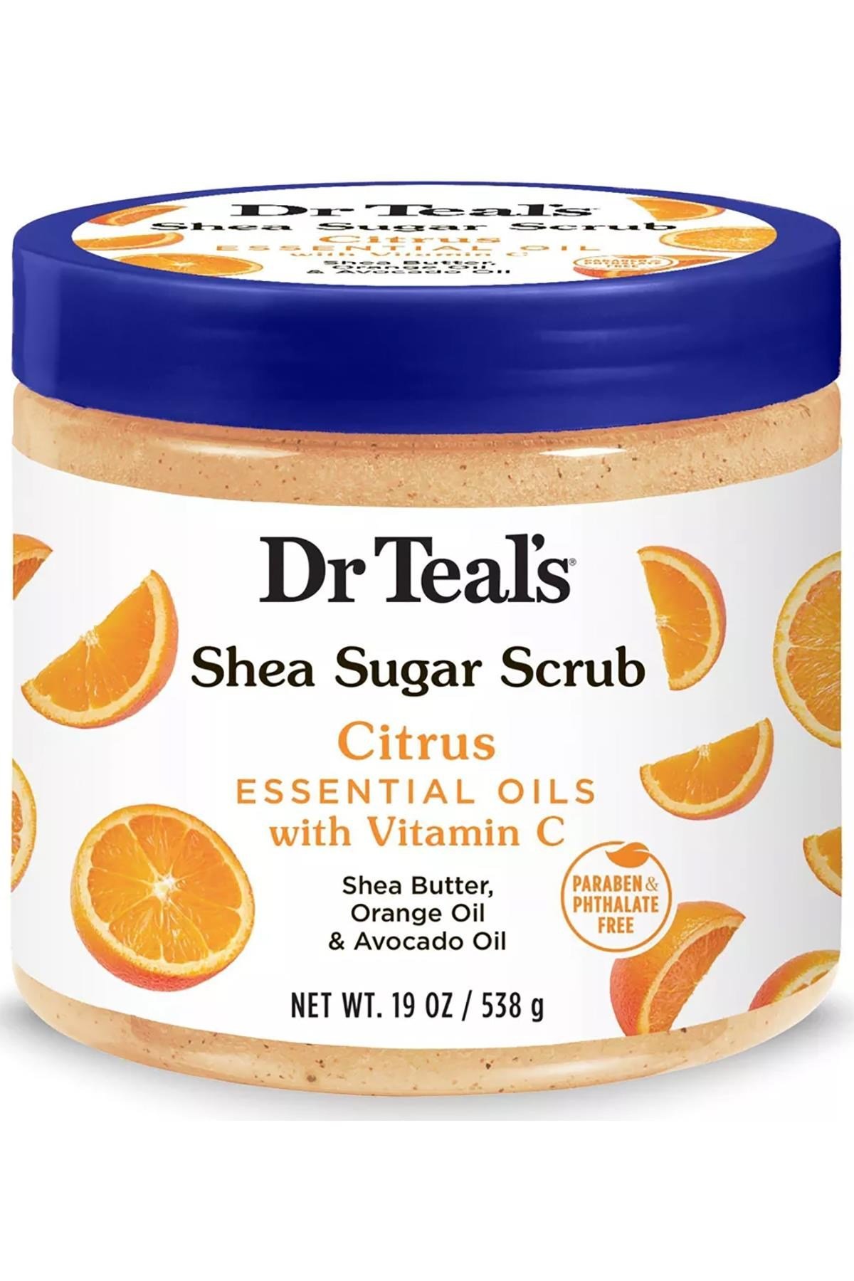 Dr.Teal's Shea Sugar Scrub Citrus Vücut Şeker Peeling 538GR