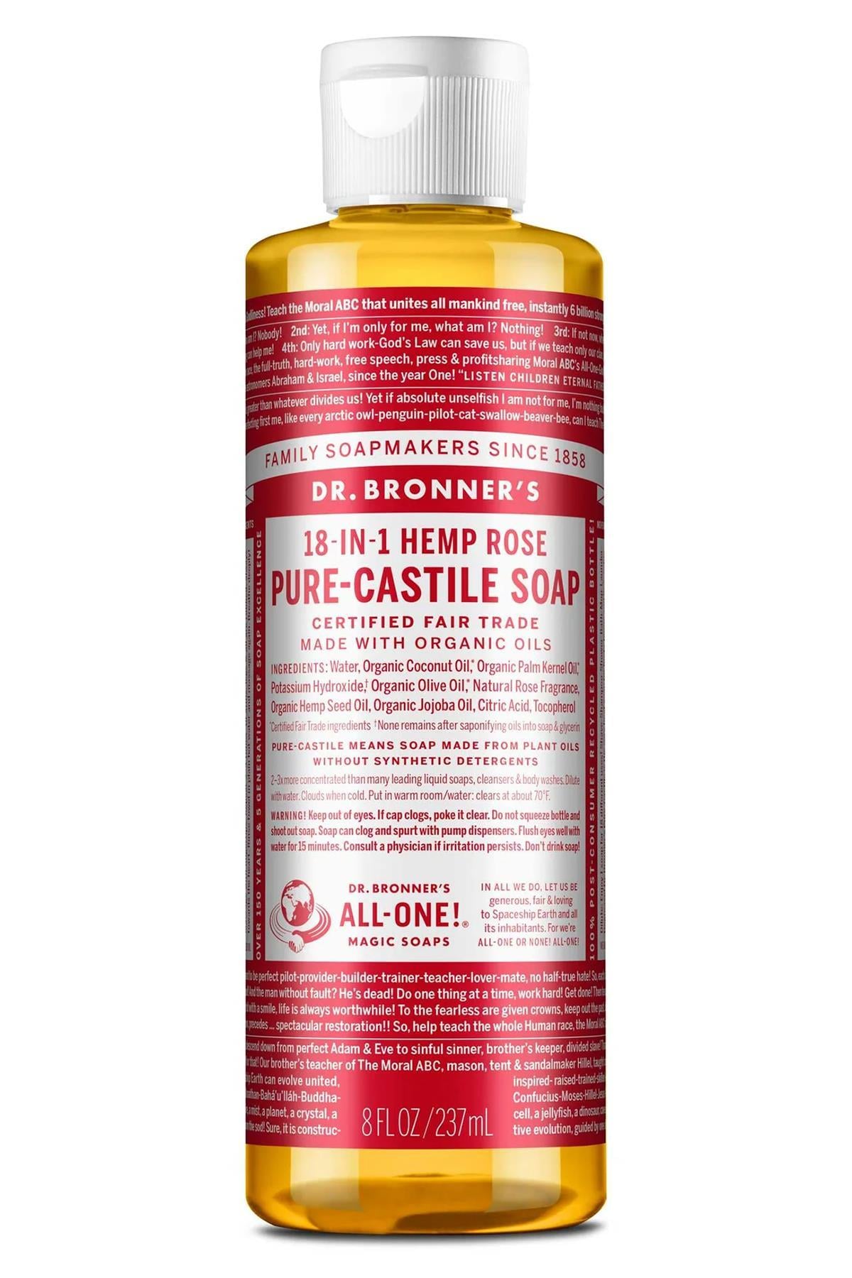 Dr.Bronner's Çok Amaçlı Sıvı Sabun Gül Kokulu 237ML