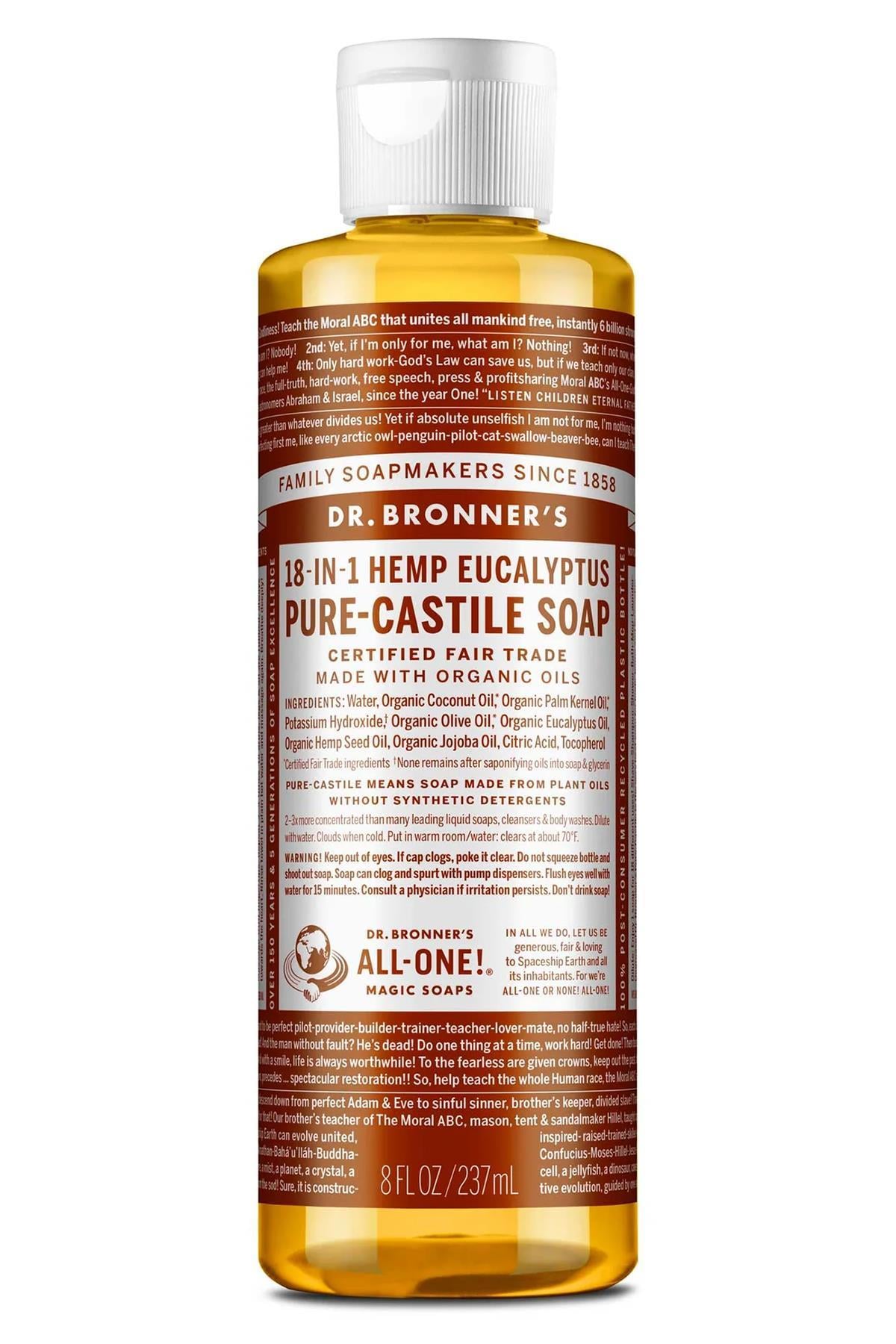 Dr.Bronner's Çok Amaçlı Sıvı Sabun Okaliptüs Kokulu 237ML