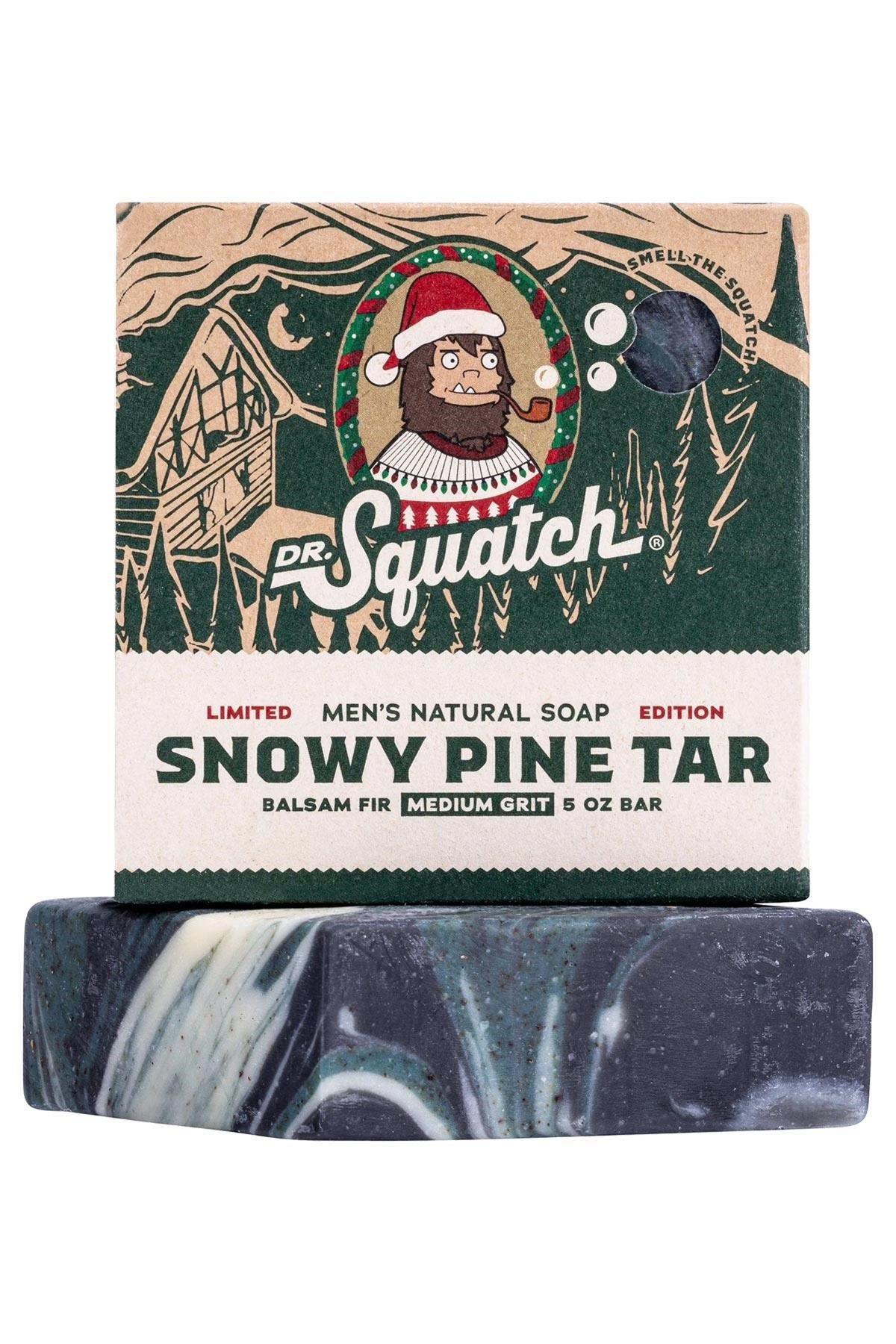 Dr.Squatch Snowy Pine Tar Erkek Sabunu 141GR