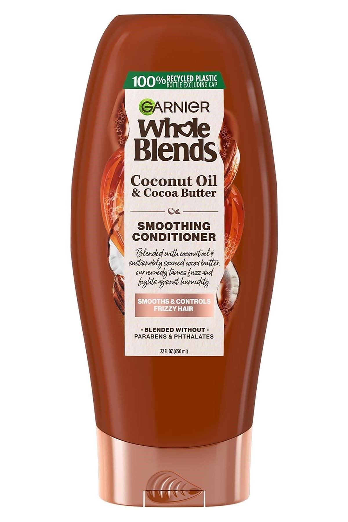 Garnier Whole Blends Hindistan Cevizi ve Kakao Yağı Özlü Pürüzsüzleştirici Saç Kremi 650ML