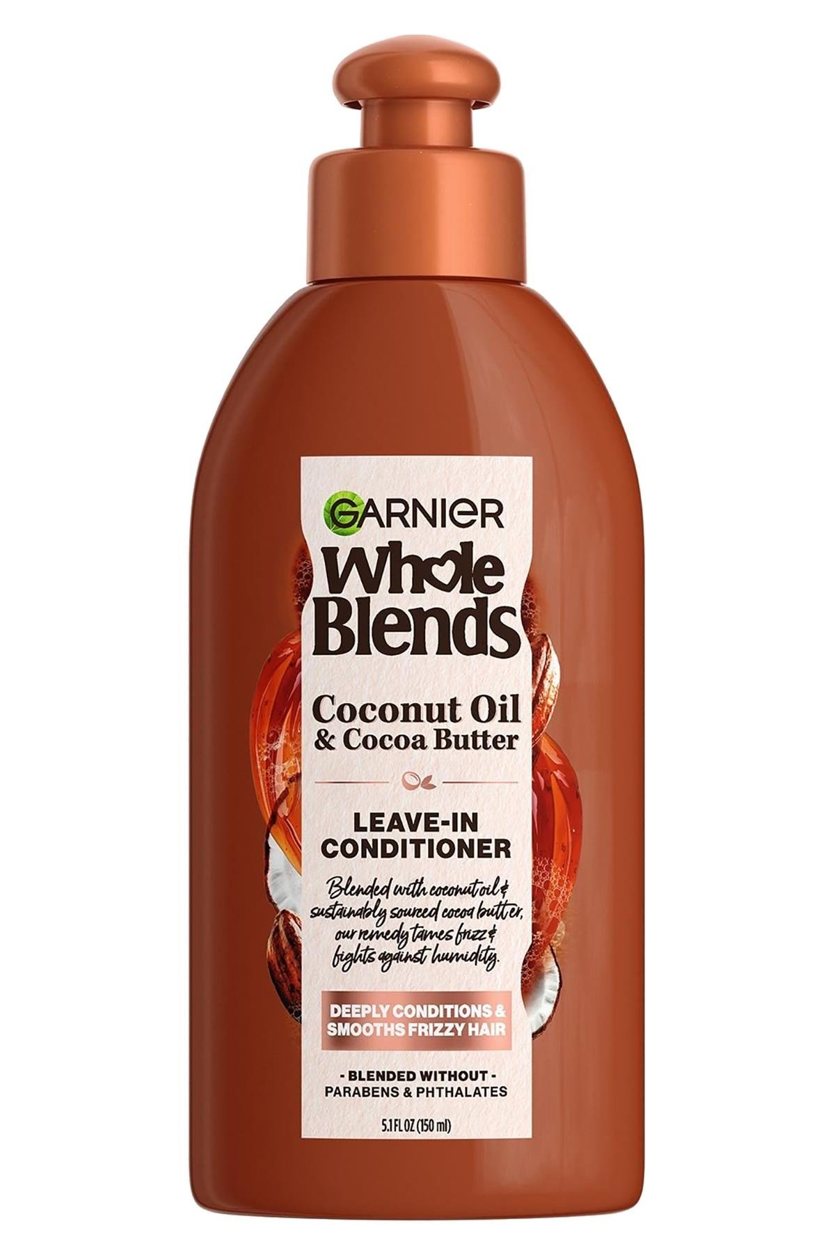 Garnier Whole Blends Hindistan Cevizi ve Kakao Yağı Özlü Pürüzsüzleştirici Durulanmayan Saç Kremi 150ML