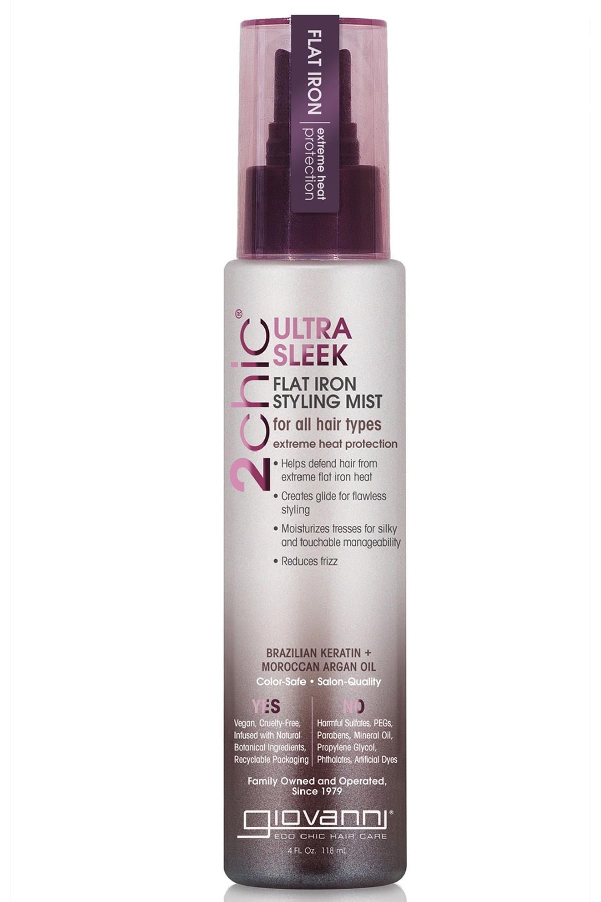 Giovanni 2chic Ultra-Sleek Düzleştirici Öncesi Şekillendirici Saç Spreyi 118ML