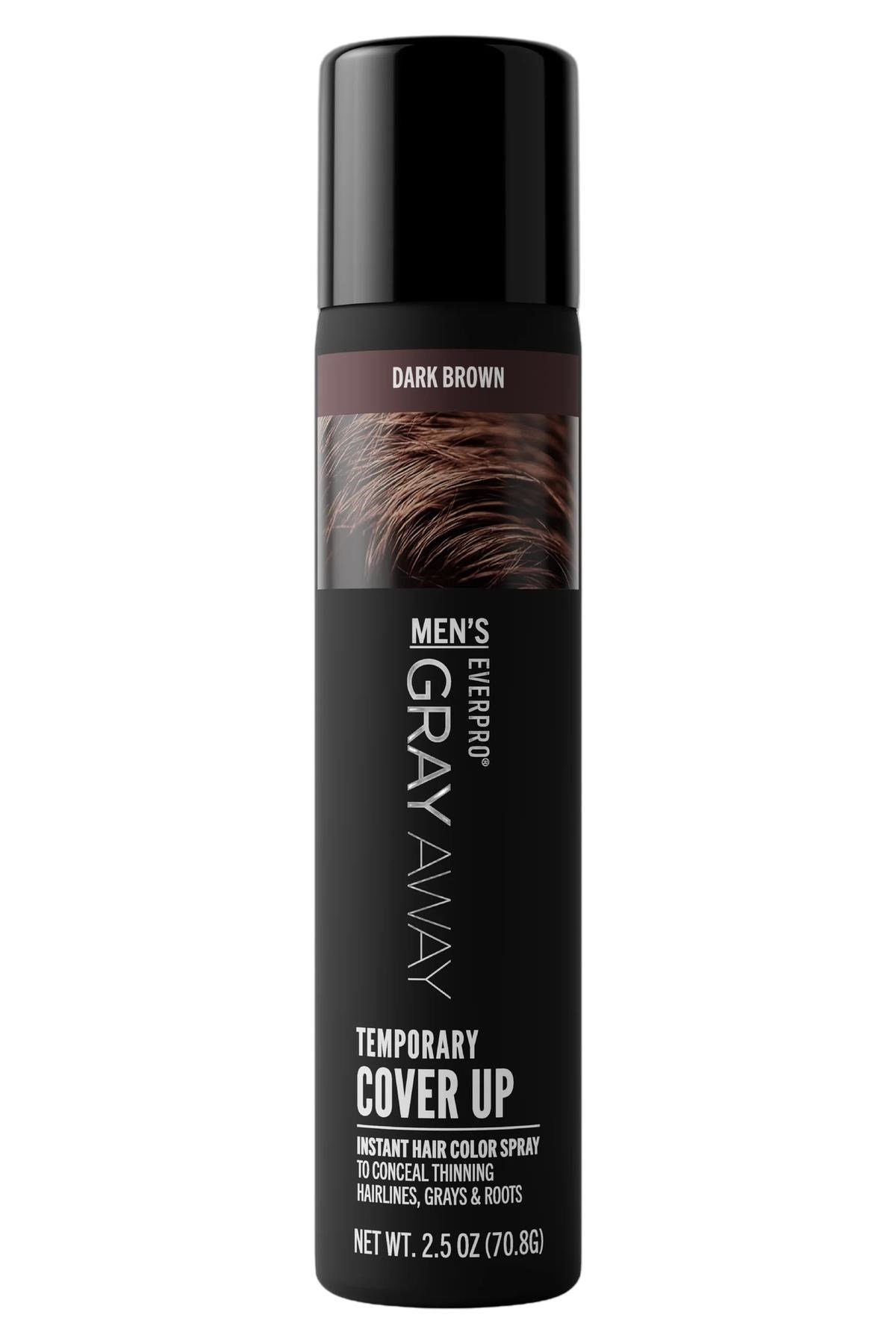 Gray Away Koyu Kahve Saçlar İçin Gri-Beyaz Kapatıcı Sprey 70.8GR