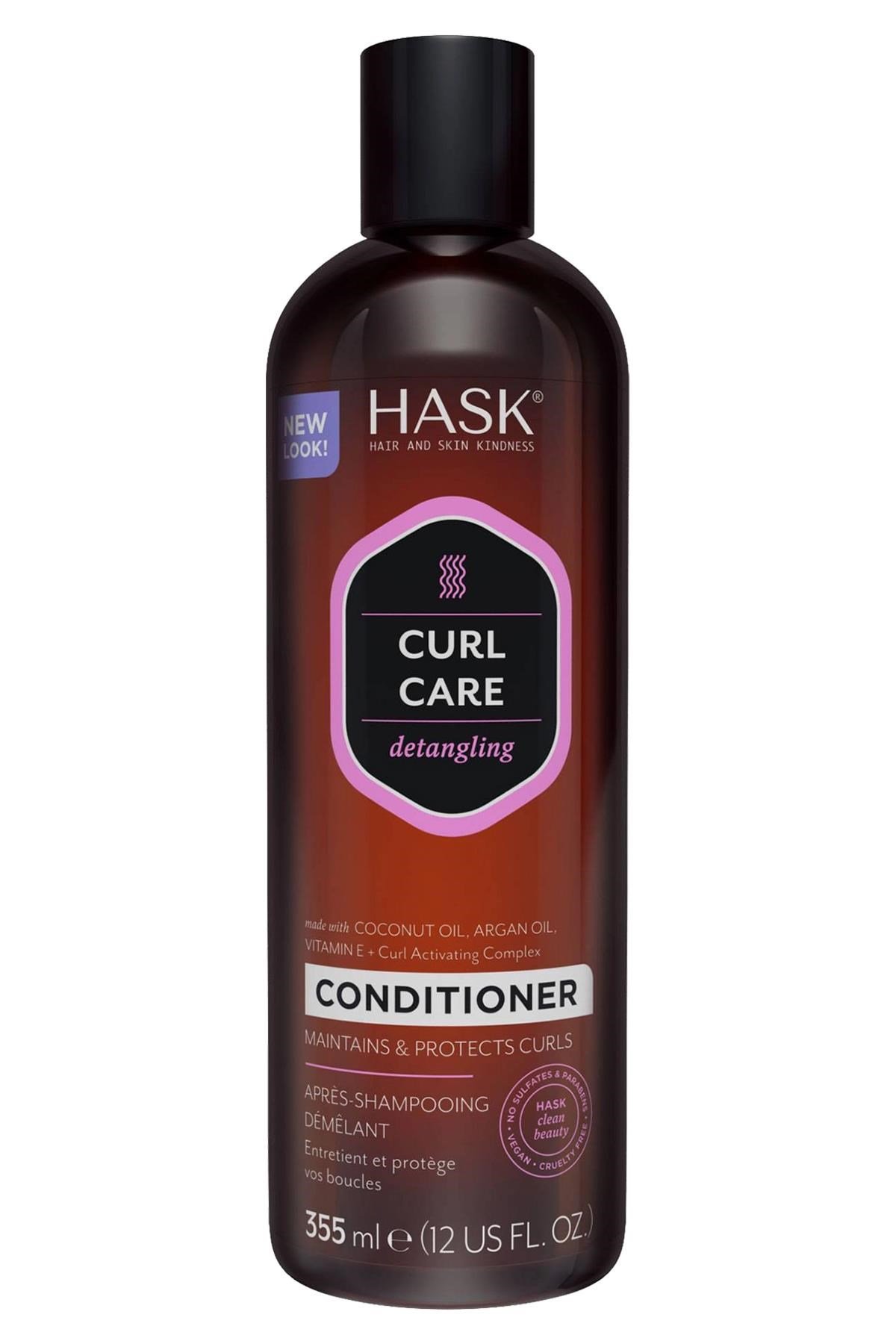 Hask Curl Care Dolaşıklık Açıcı Saç Kremi 355ML