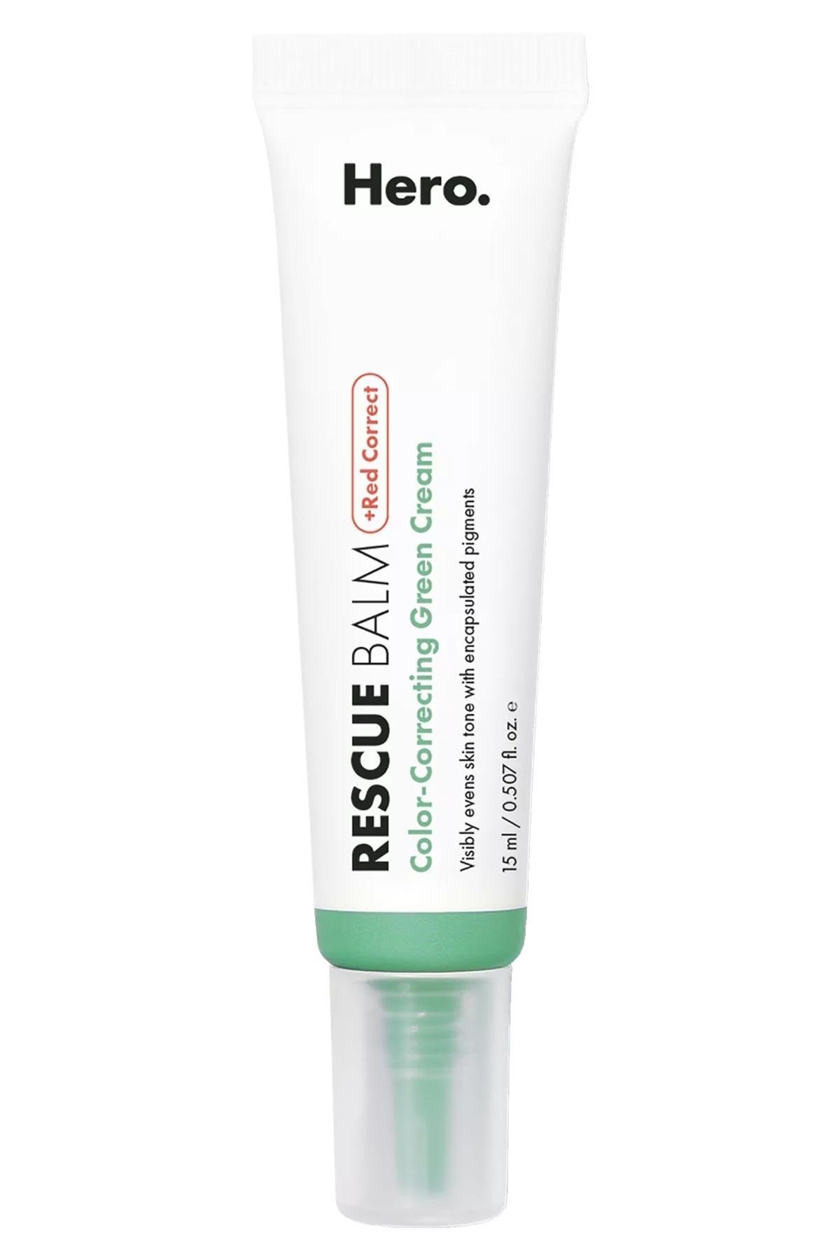 Hero Cosmetics Rescue Balm Kızarıklık Karşıtı Renk Dengeleyici Yüz Kremi 15ML