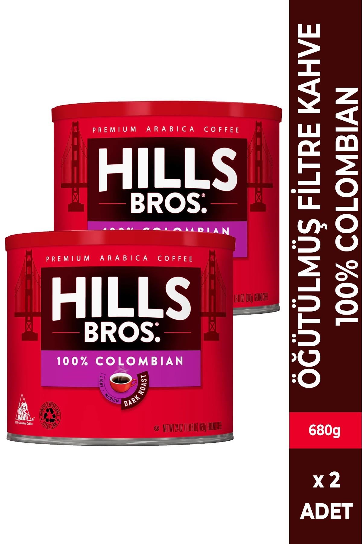 Hills Bros 100% Colombian Filtre Kahve 680GR x 2 Adet
