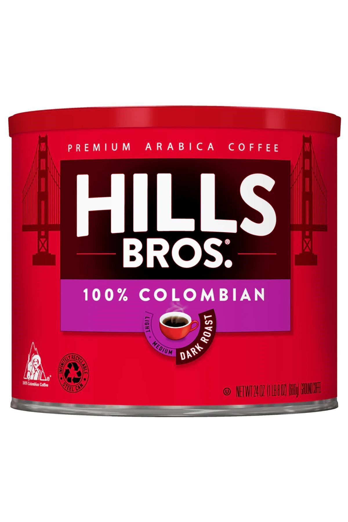 Hills Bros 100% Colombian Filtre Kahve 680GR