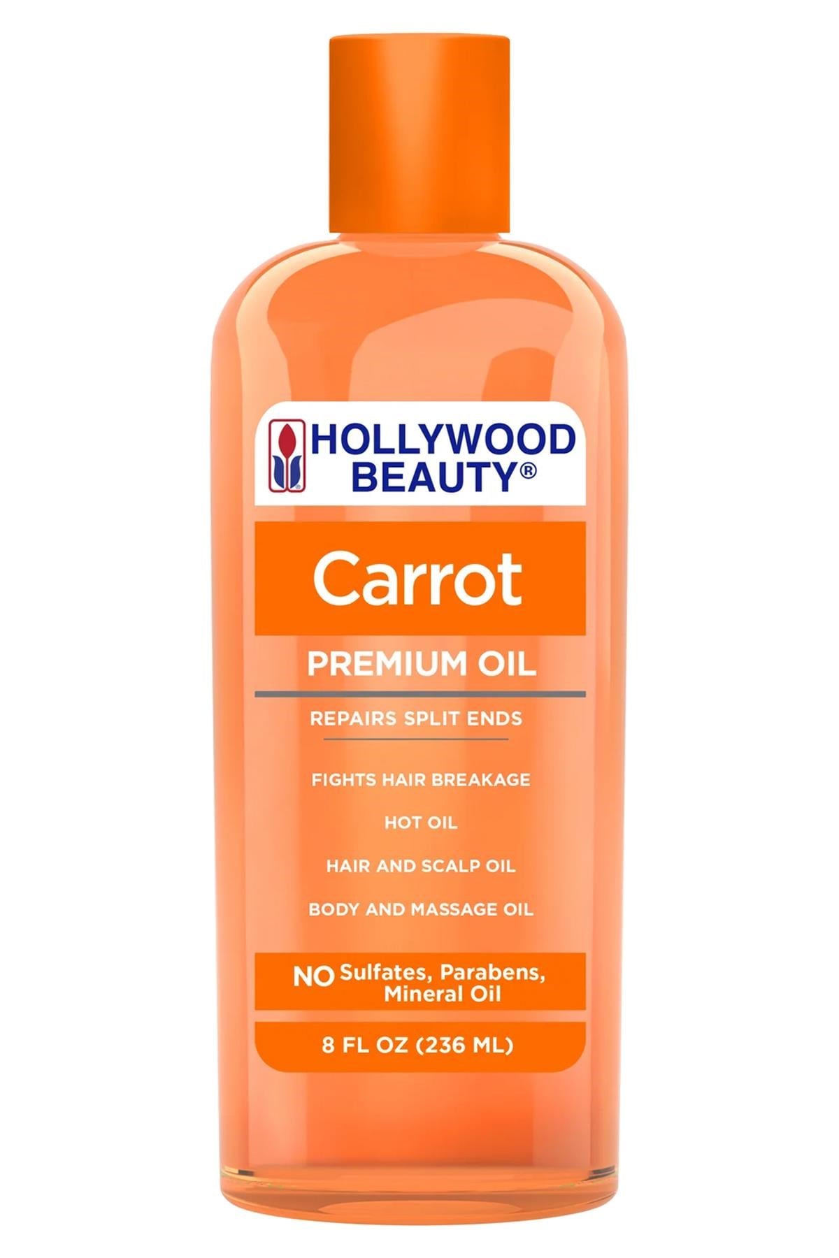 Hollywood Beauty Havuç Özlü Saç Cilt ve Tırnak Bakım Yağı 236ML