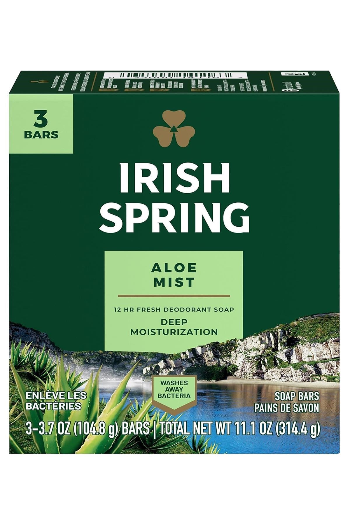 Irish Spring Aloe Sabun 3lü Paket