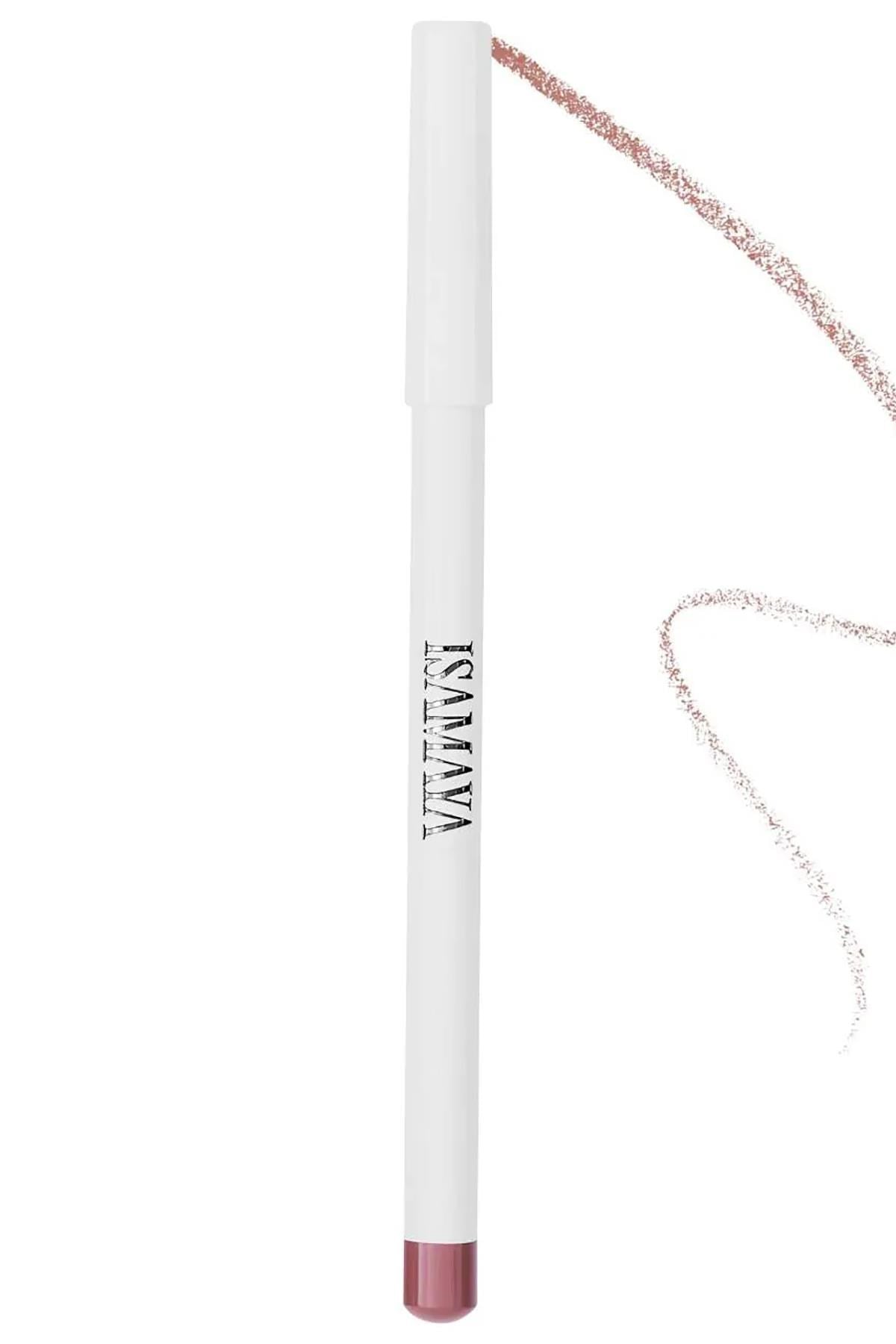 Isamaya Lip Liner Uzun Süre Kalıcı Dudak Kalemi Flat White 1GR