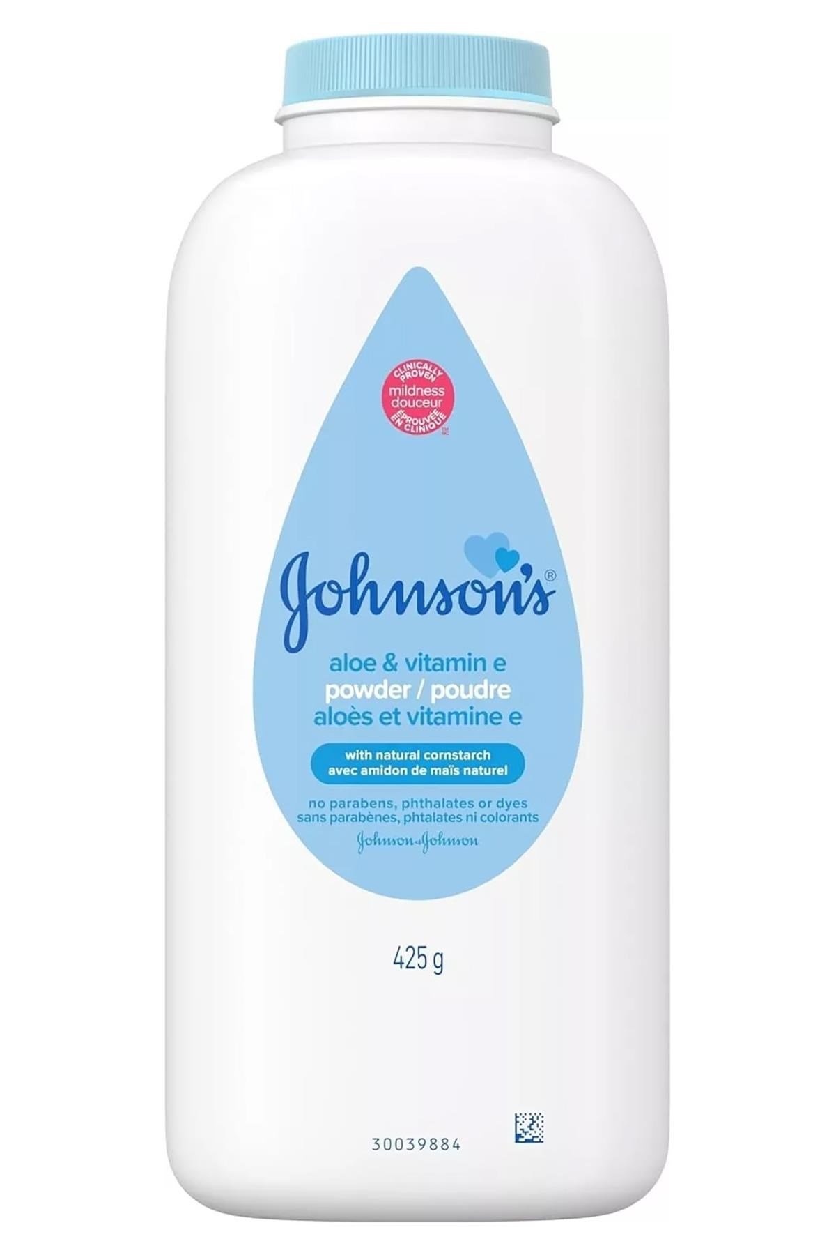 Johnson's Aloe ve E Vitamini İçeren Bebek Pudrası 425GR
