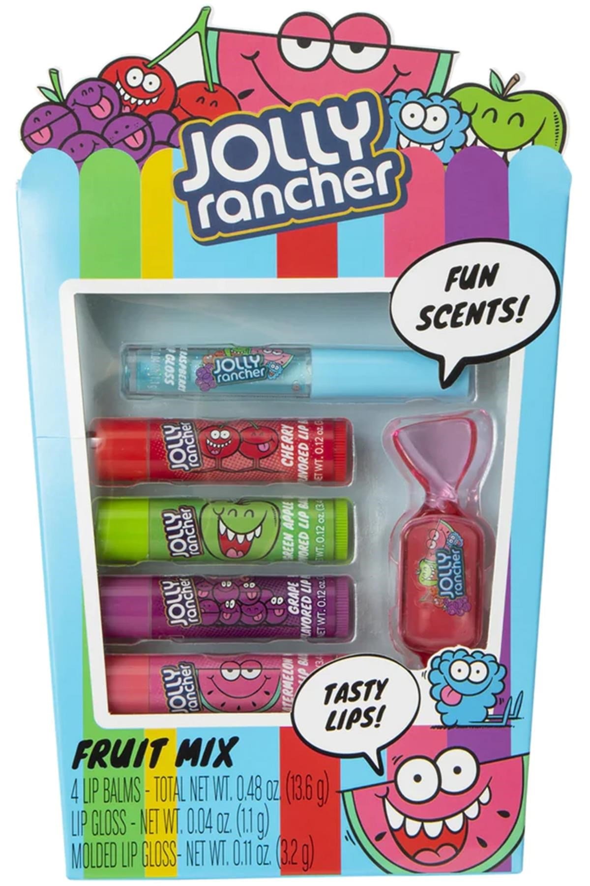 Jolly Rancher Fruit Mix 6 Parça Dudak Bakım Seti