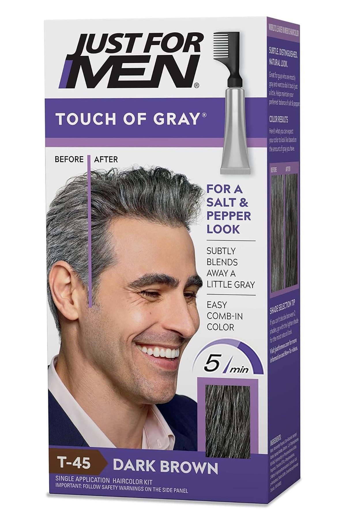 Just For Men Touch Of Gray Saç Boyası T45-Koyu Kahve
