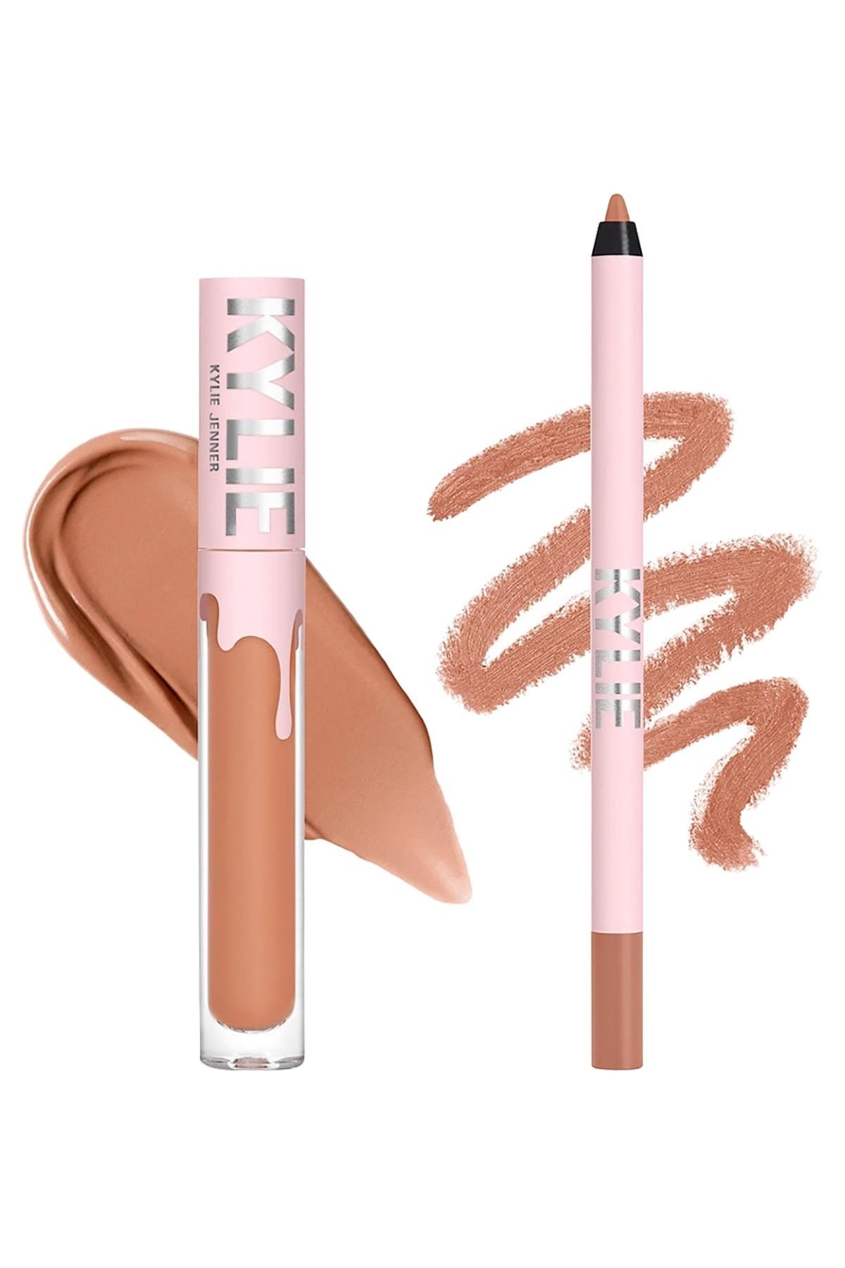 Kylie Dudak Kalemi ve Mat Likit Ruj Set 701 Exposed