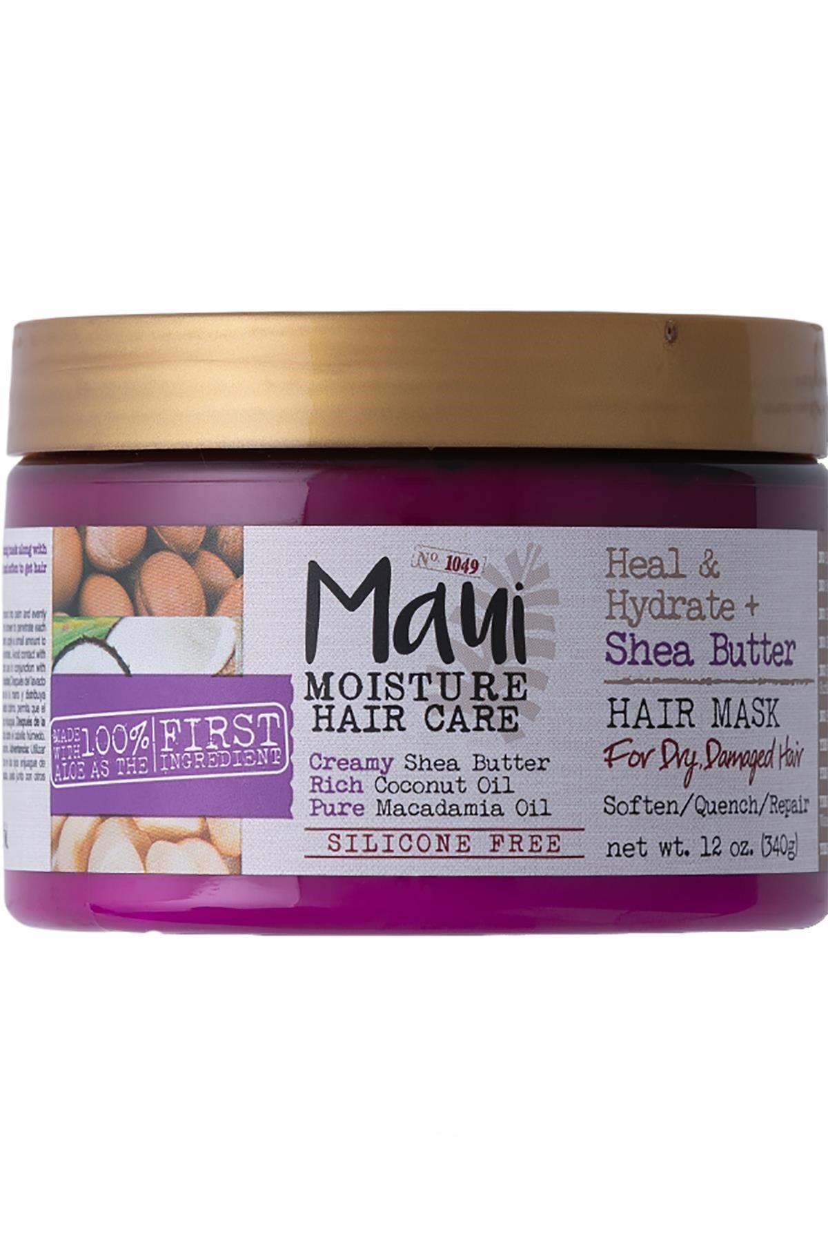 Maui Shea Butter Kuru ve Yıpranmış Saçlar İçin Maske 340GR