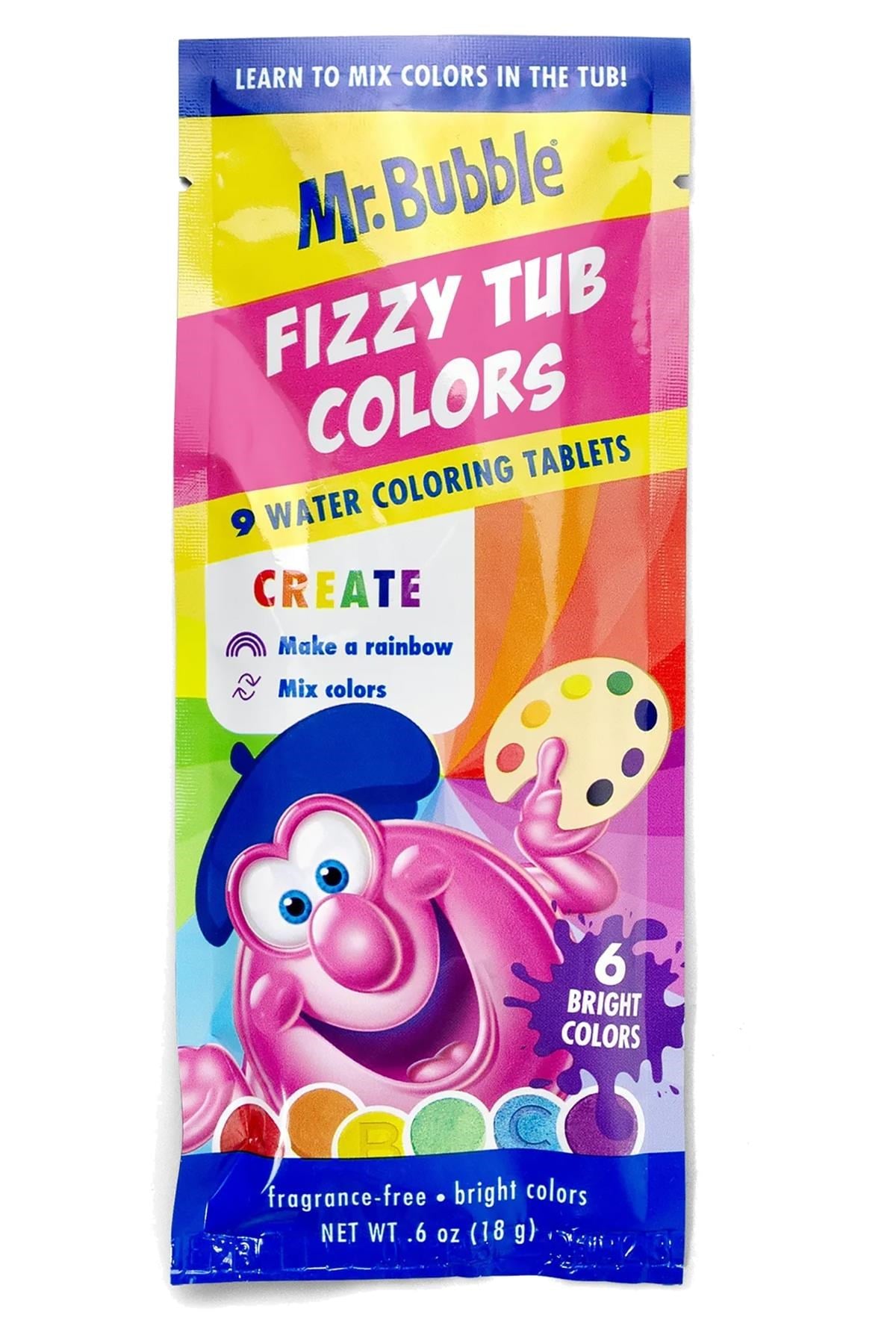 Mr.Bubble Fizzy Tub Colors Renkli Banyo Tabletleri 9 Tablet
